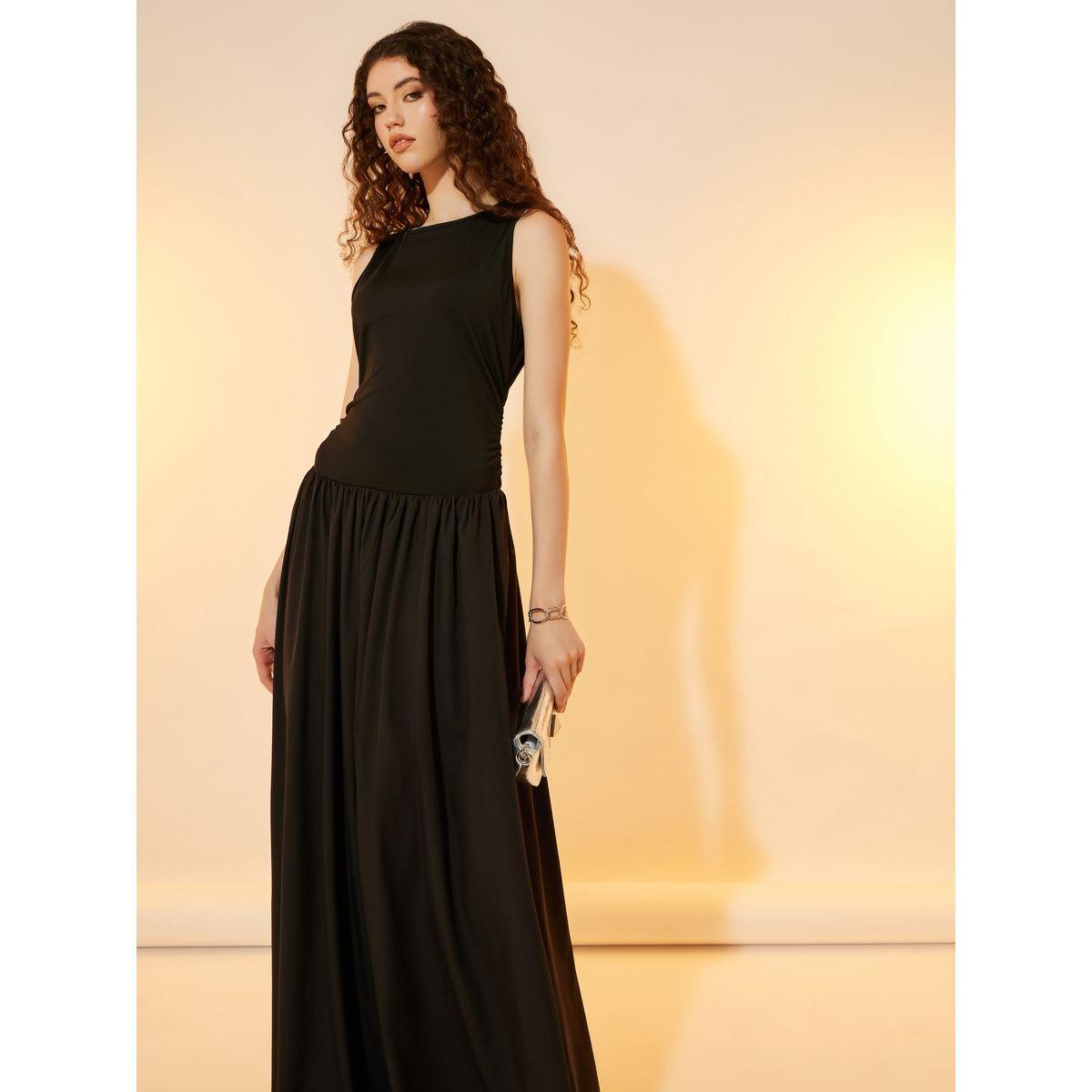 Take Two Solid Sleeveless Drop Waist Maxi Dress-women-clothing-dresses-image-2