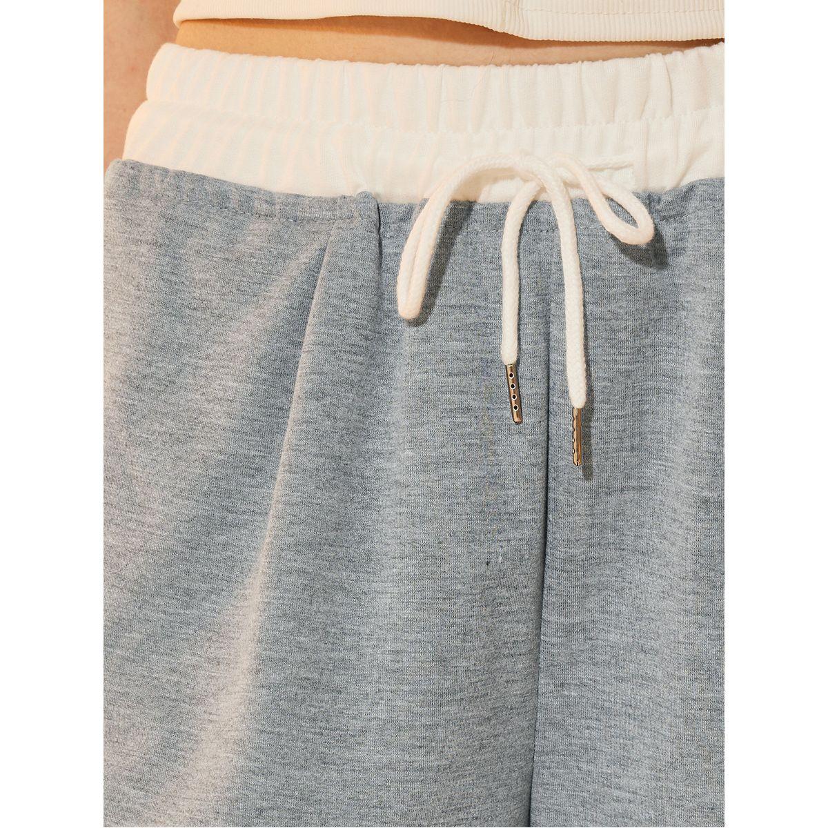 Take Two Plain Contrast Waist Wide Leg Pants-women-clothing-bottoms-trousers-image-3
