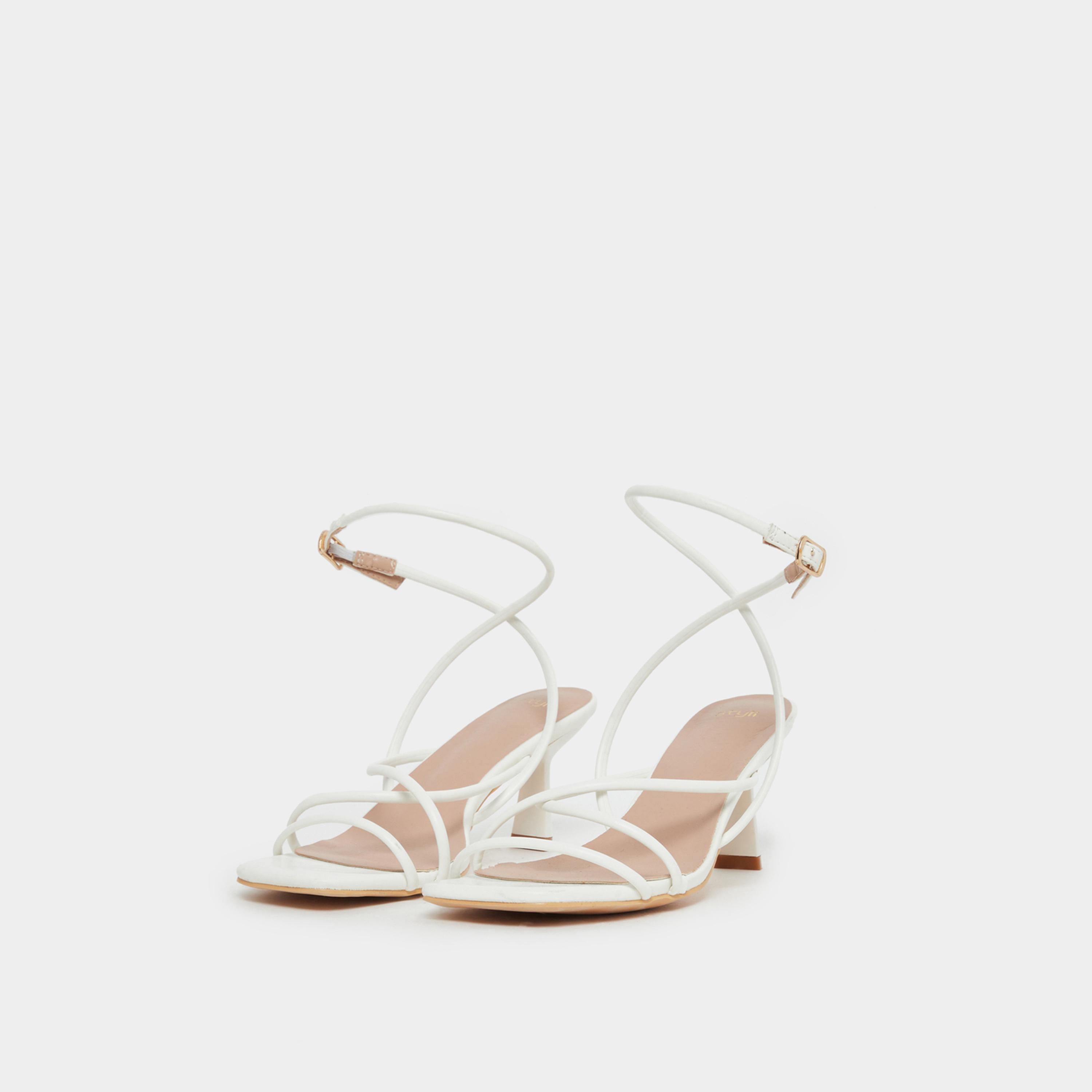 Styli Strappy Open Toe Stiletto Heel Sandals-women-shoes-sandals-heeled-image-2
