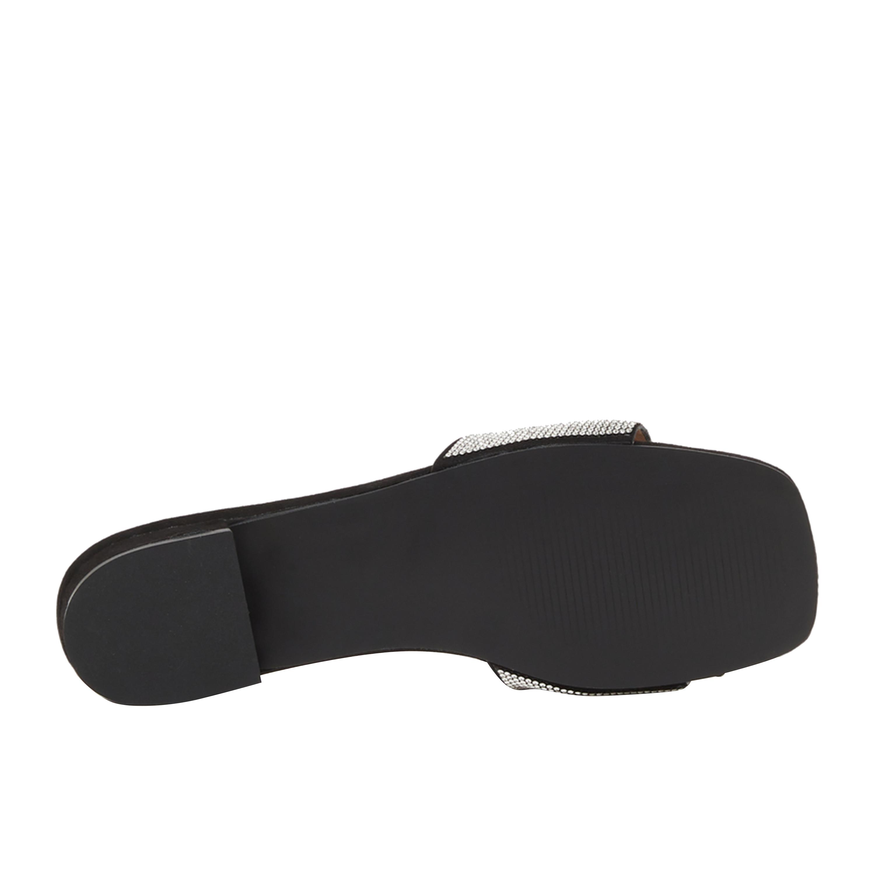 ستايلي - صندل مسطح مزين بشريط-women-shoes-sandals-flats-image-6