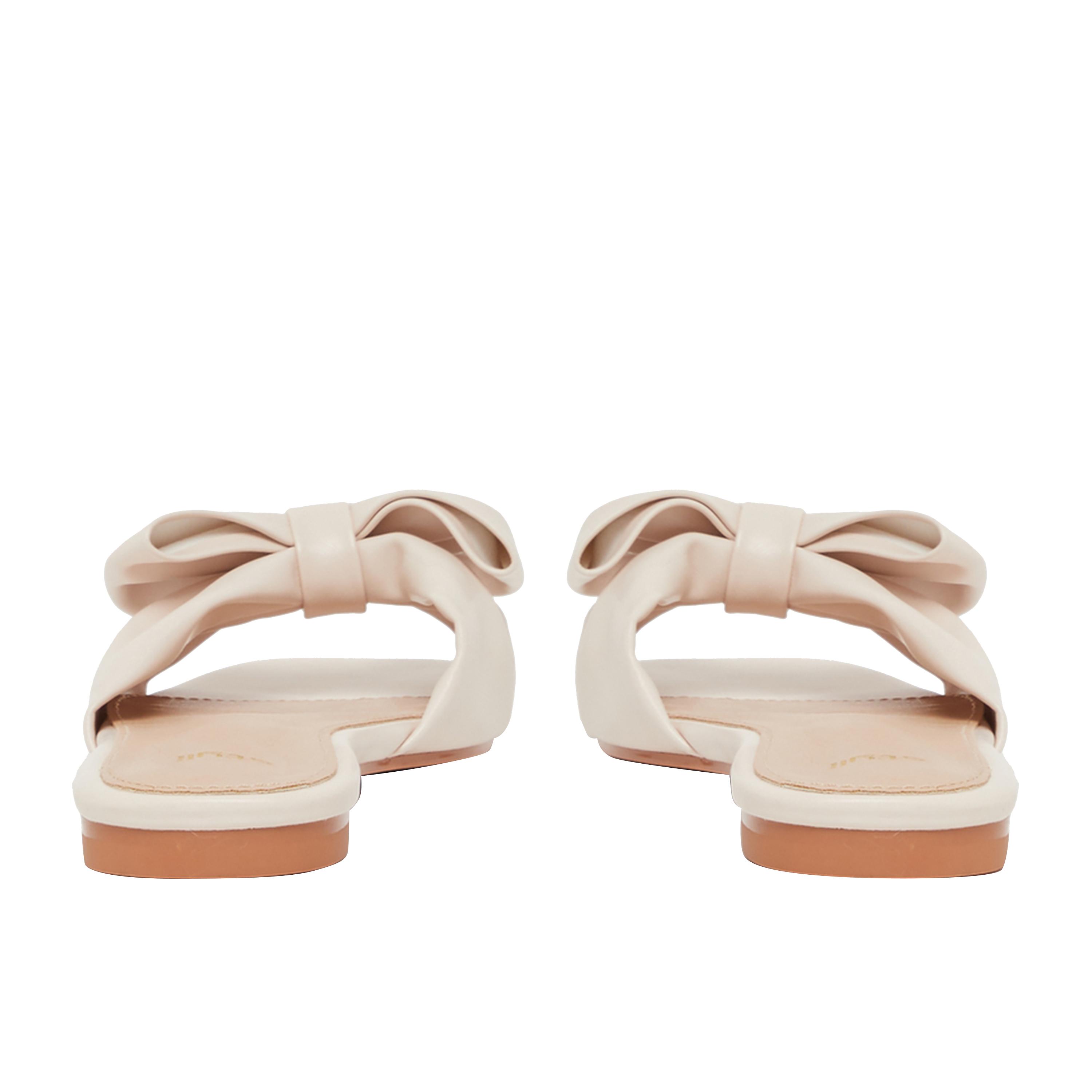 Styli Ribbon Accent Flat Sandals-women-shoes-sandals-flats-image-4