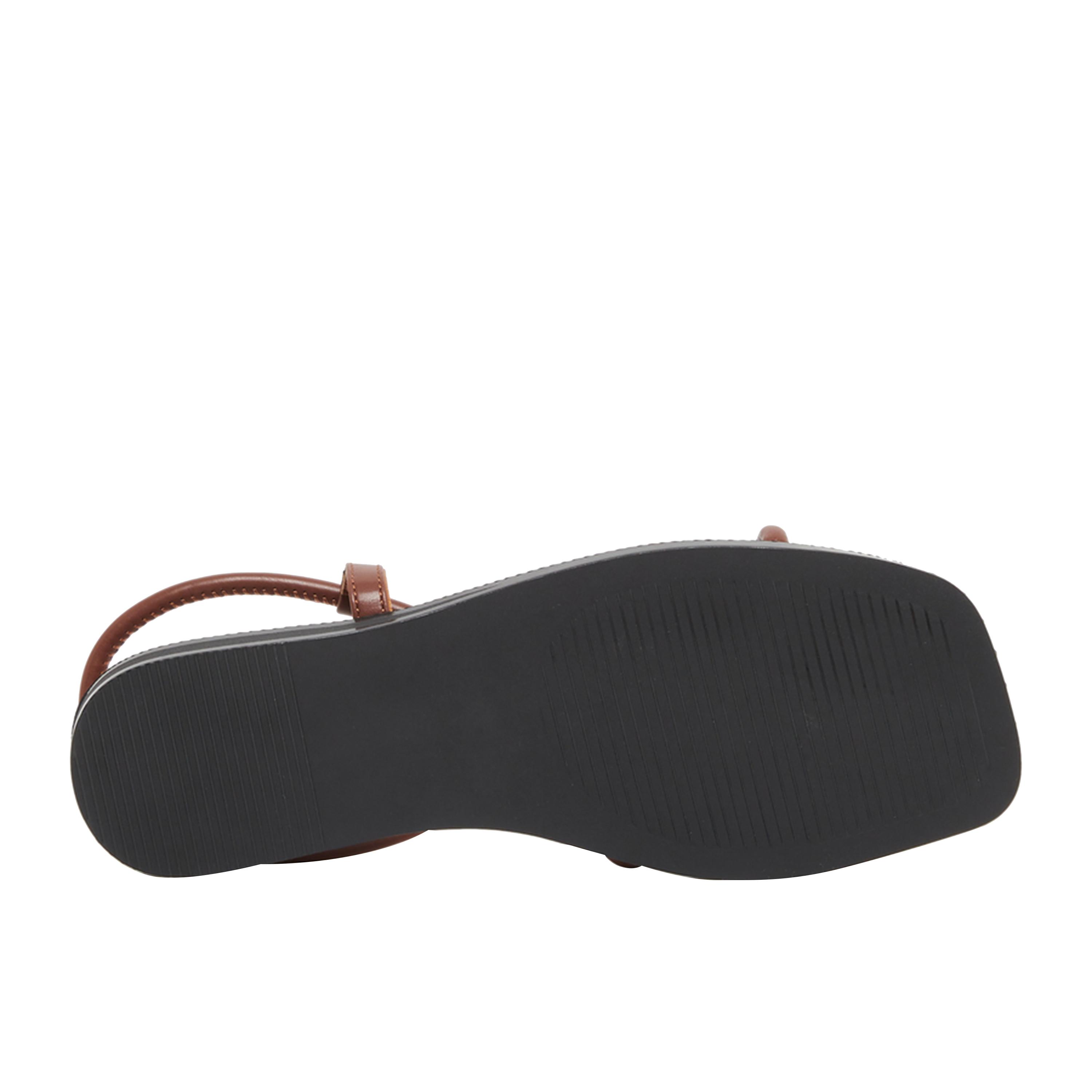 ستايلي - صندل مسطح بحزام جانبي واحد-women-shoes-sandals-flats-image-1