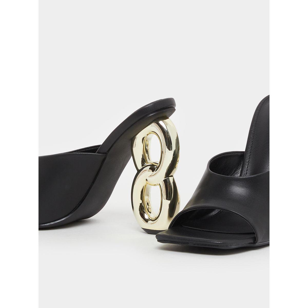 Styli Chain High Heel Sandals-women-shoes-sandals-heeled-image-4