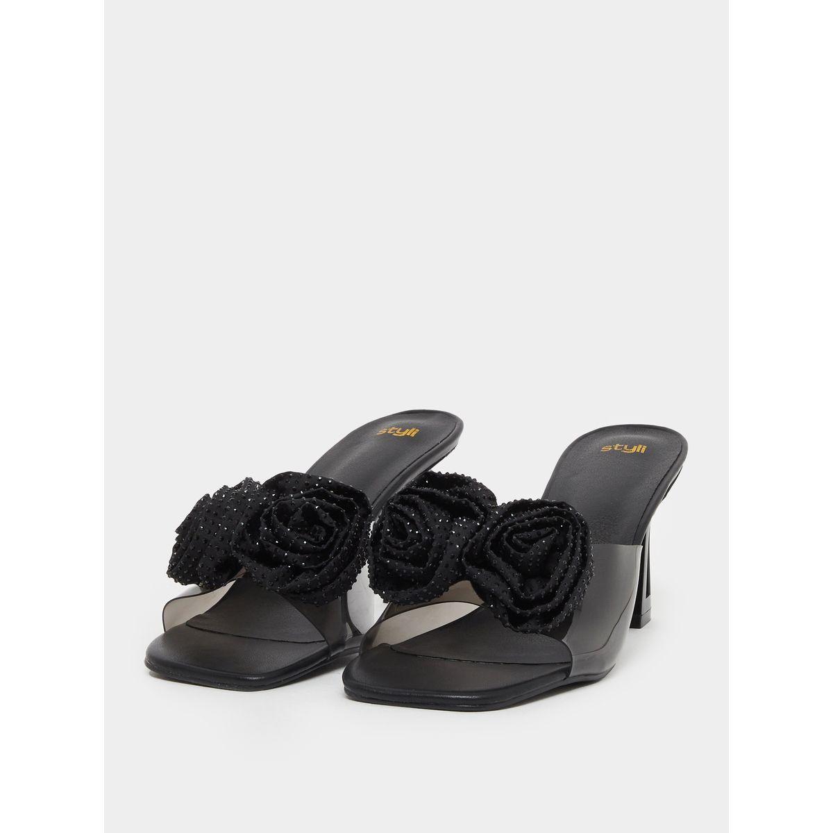 Styli Floral High Heel Sandals-women-shoes-sandals-heeled-image-3