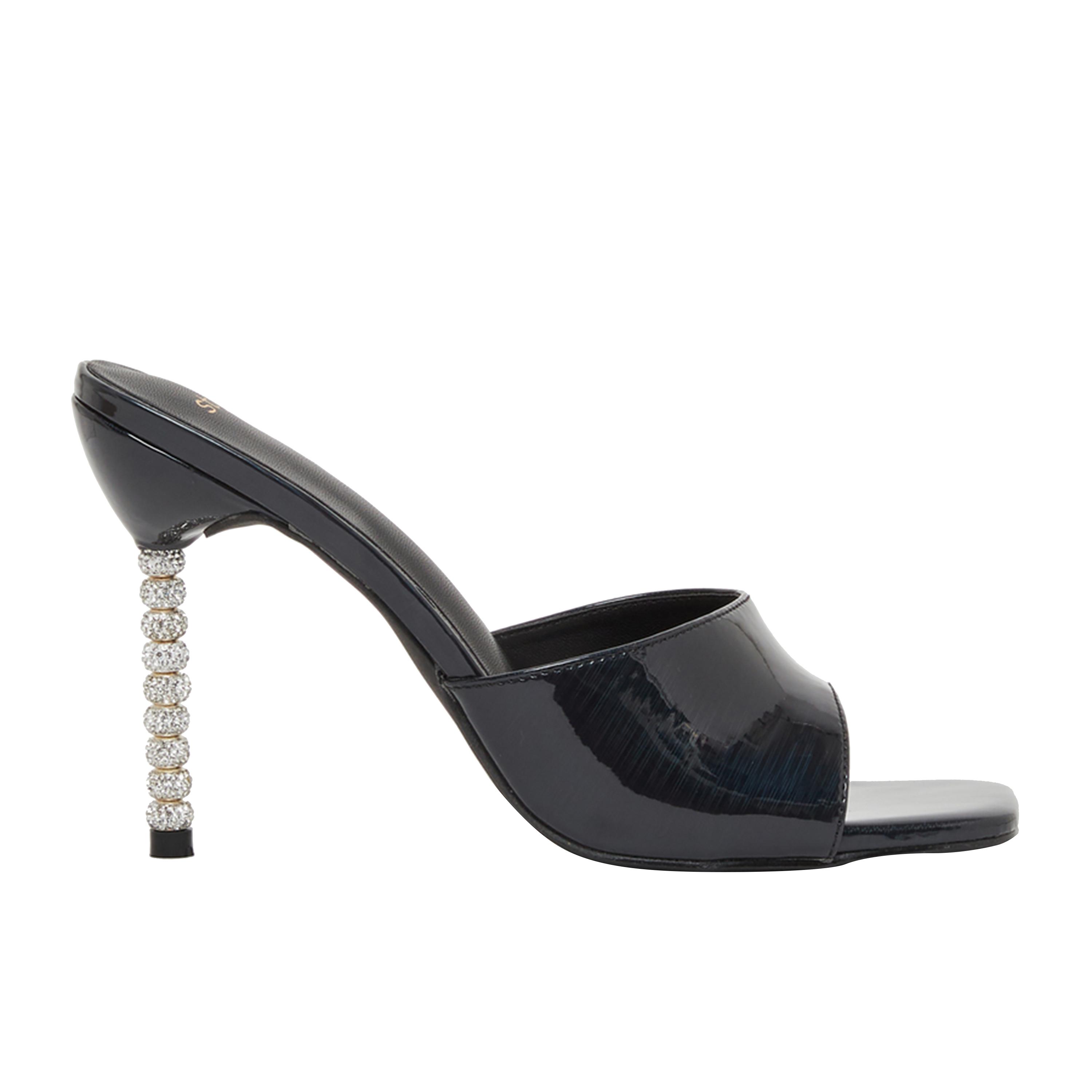 Styli Embellished Stiletto Heel Sandals-women-shoes-sandals-heeled-image-1