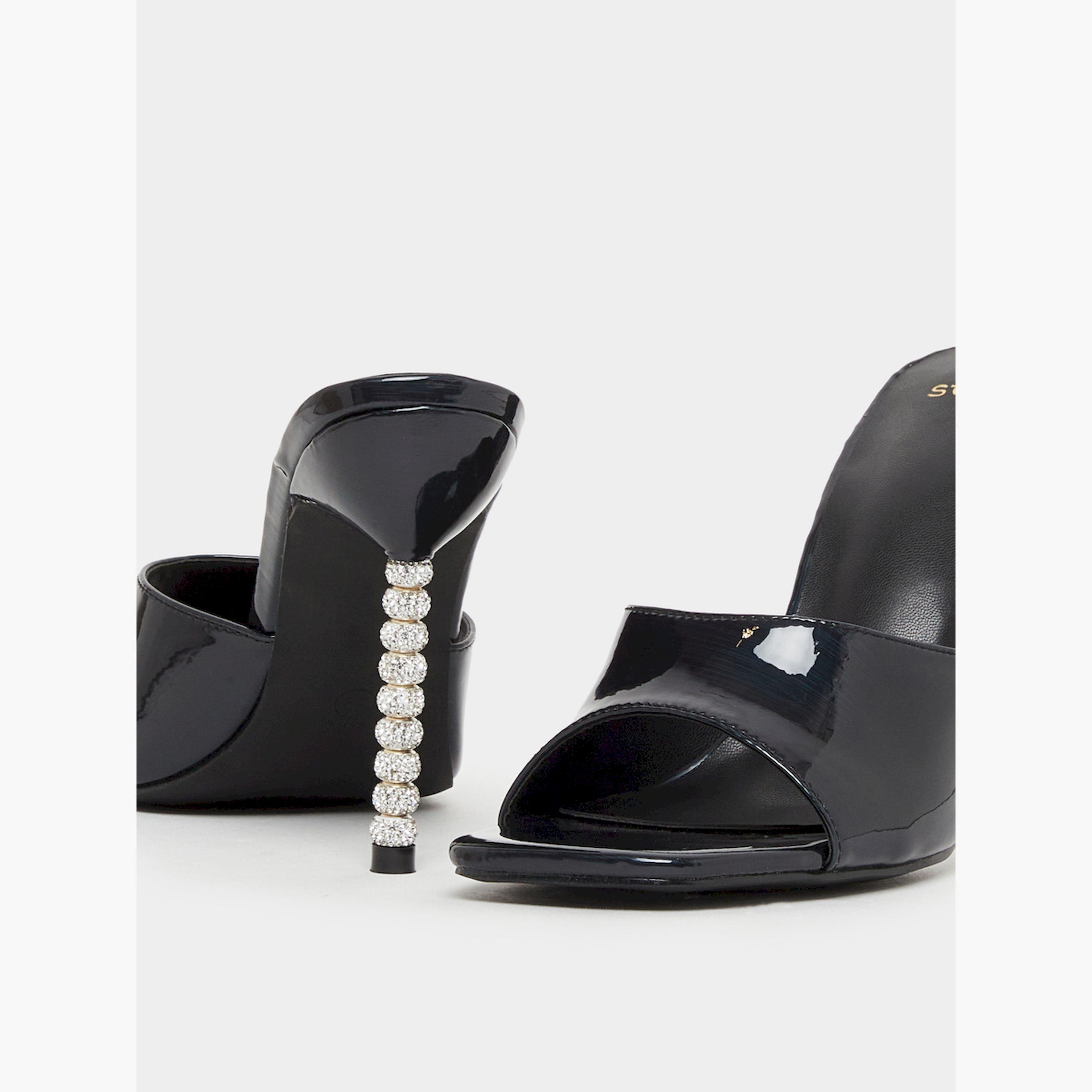 Styli Embellished Stiletto Heel Sandals-women-shoes-sandals-heeled-image-3