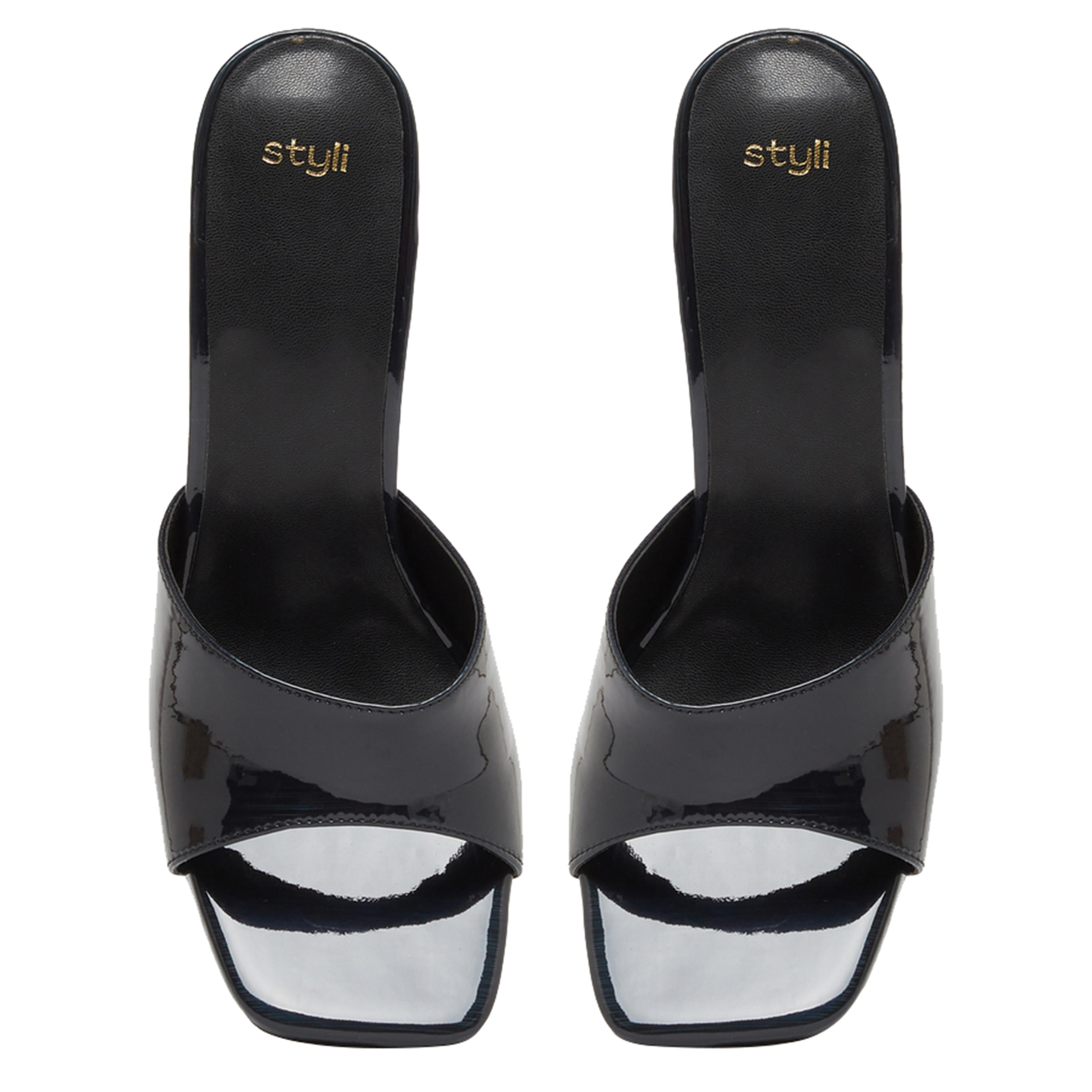 Styli Embellished Stiletto Heel Sandals-women-shoes-sandals-heeled-image-5