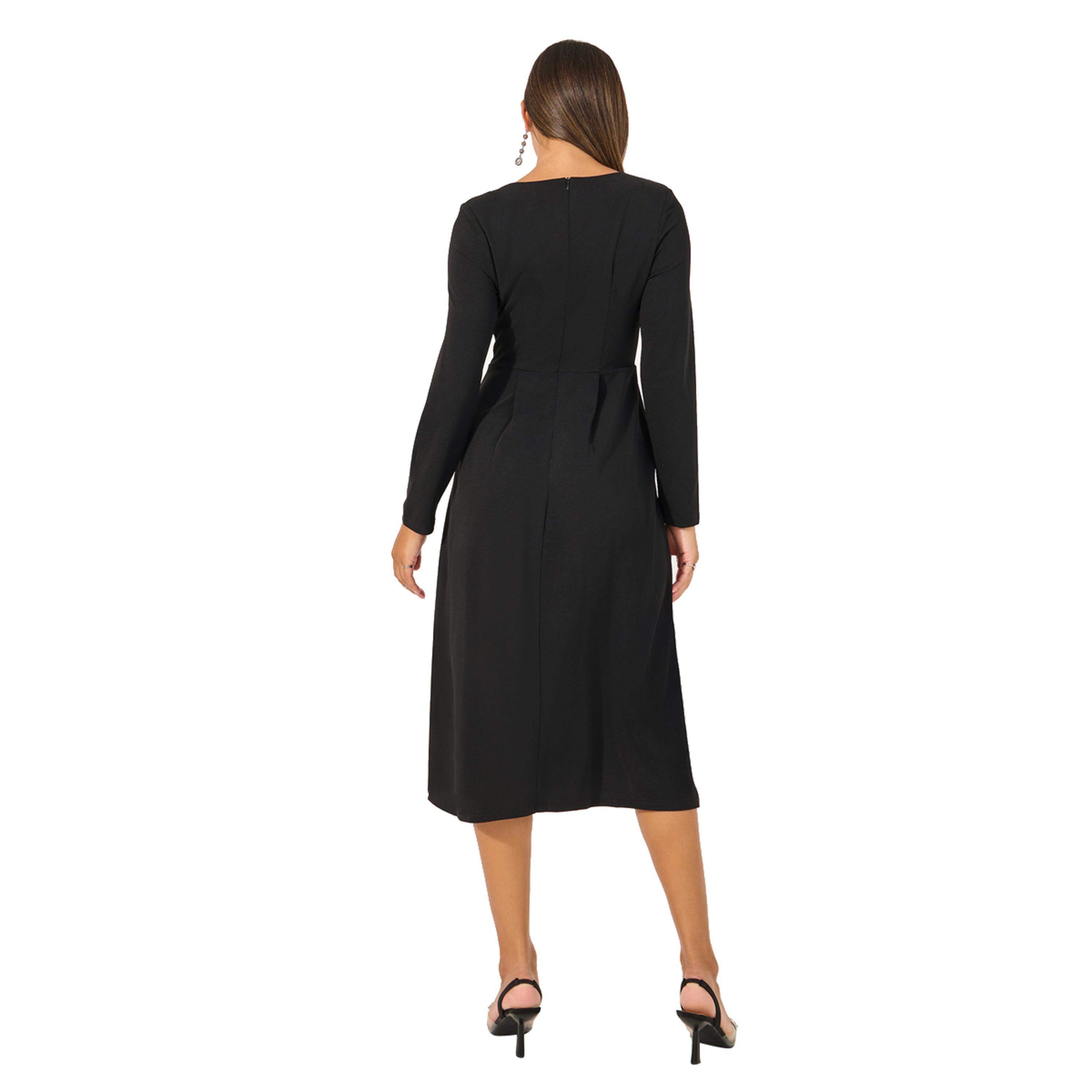 Styli Embellished Square Neck A-Line Midi Dress-women-clothing-dresses-image-5