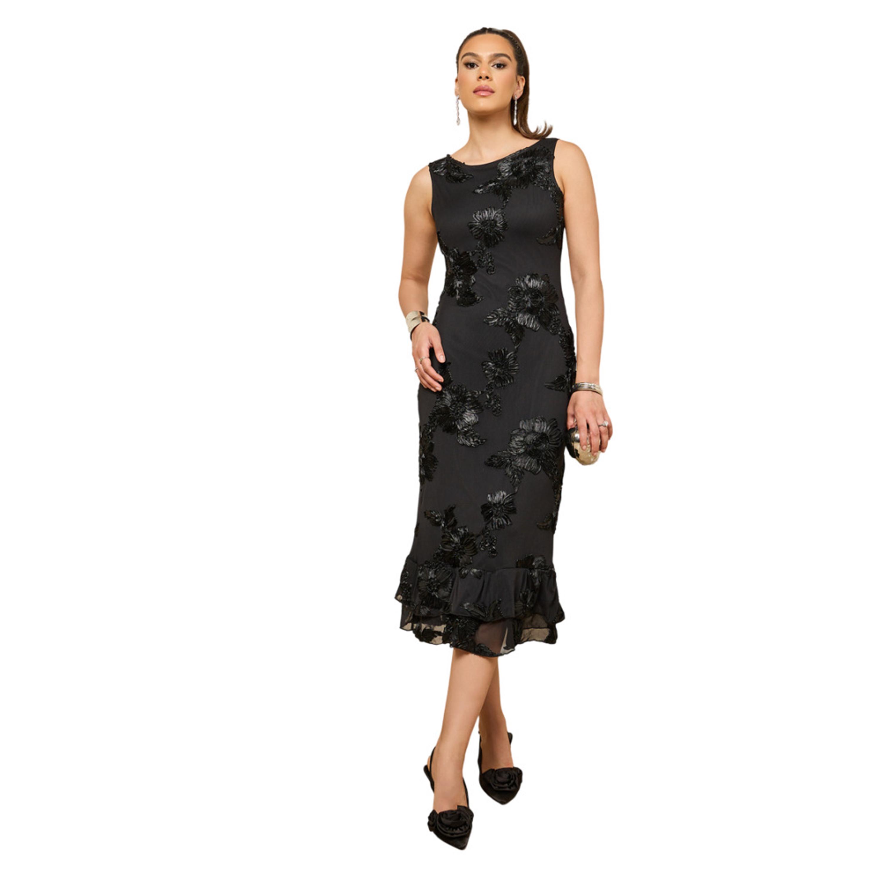 Styli Floral Embroidered Sleeveless Sheath Midi Dress-women-clothing-dresses-image-1