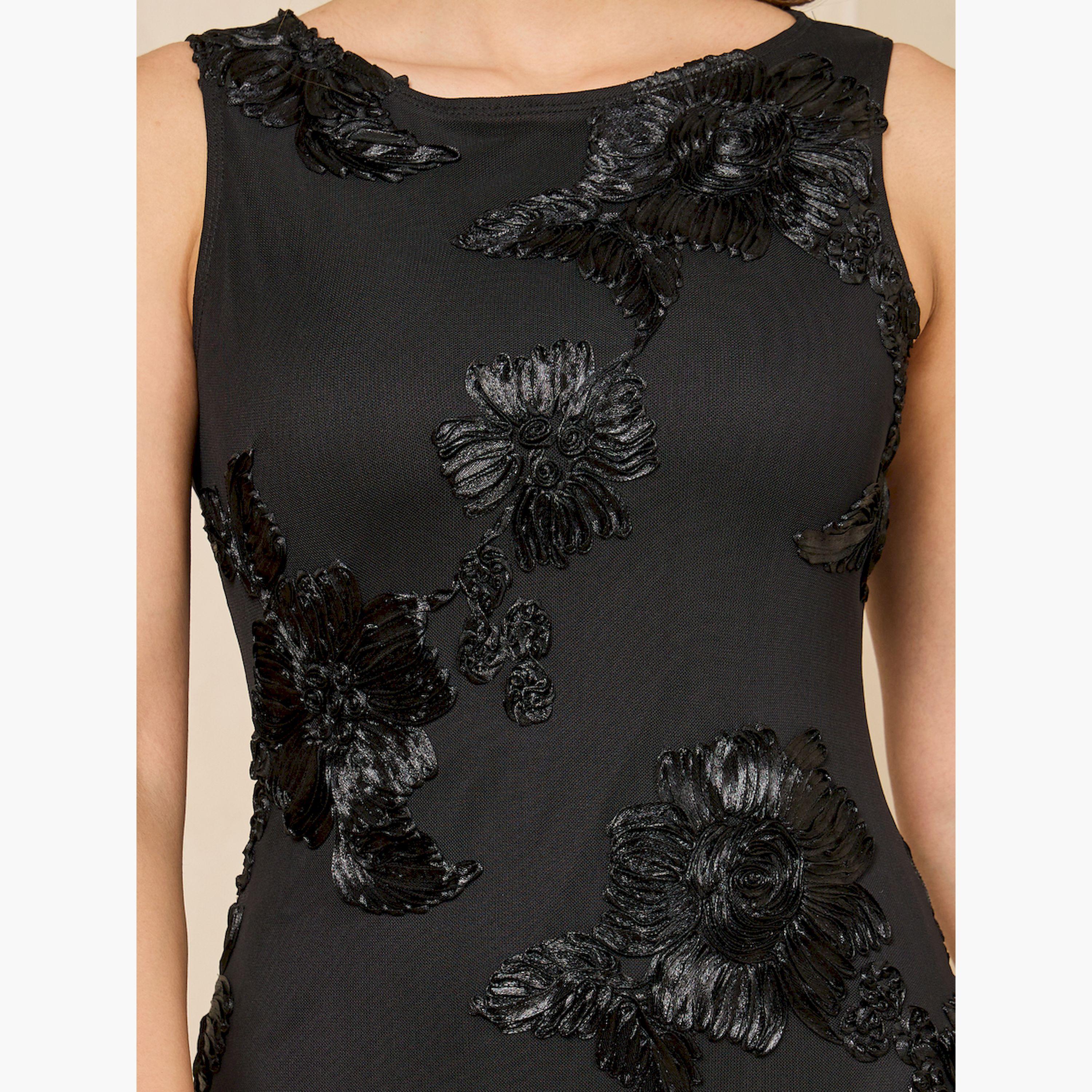Styli Floral Embroidered Sleeveless Sheath Midi Dress-women-clothing-dresses-image-5