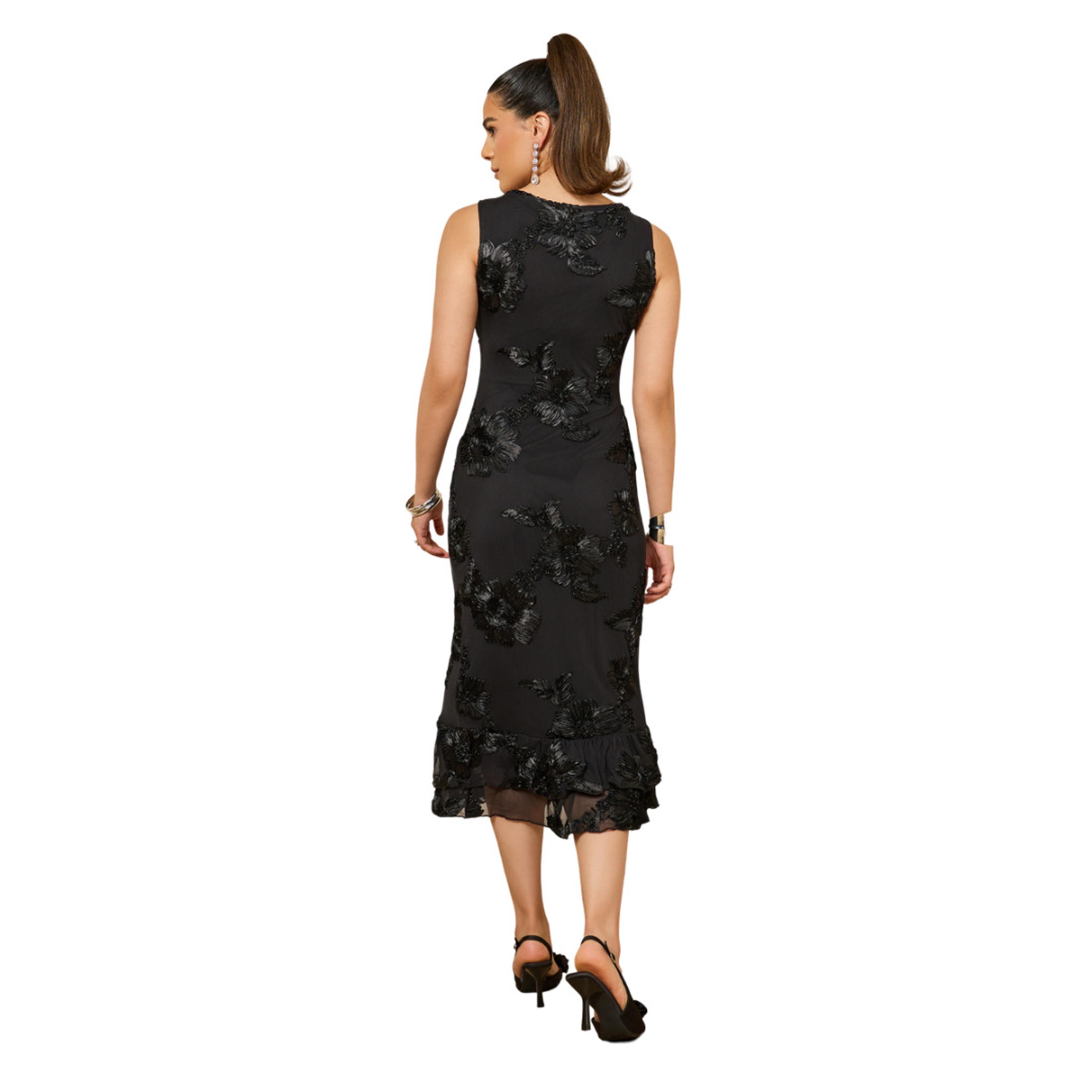 Styli Floral Embroidered Sleeveless Sheath Midi Dress-women-clothing-dresses-image-6