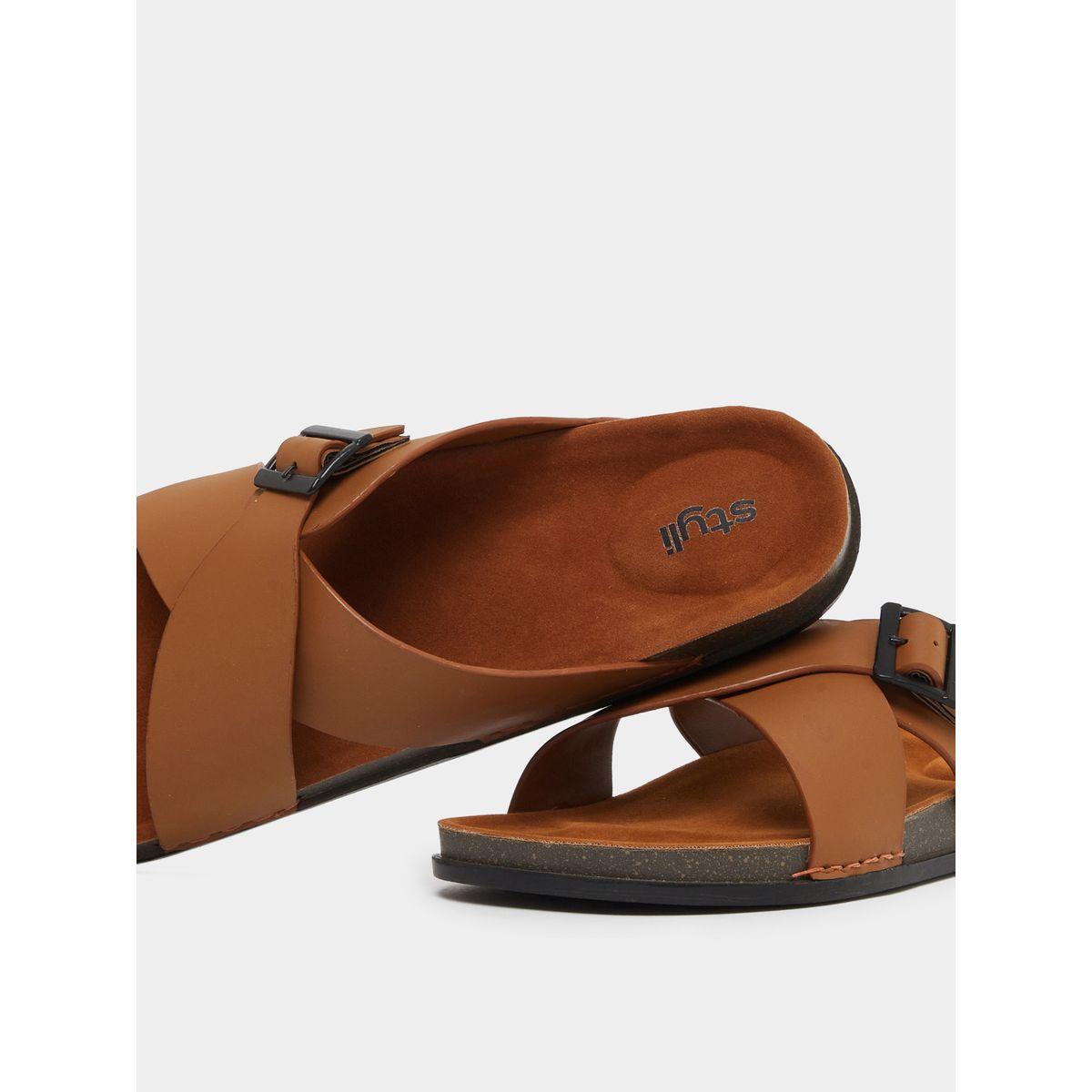 صندل بنعل بلاتفورم وسيور كروس-men-shoes-sandals-image-3