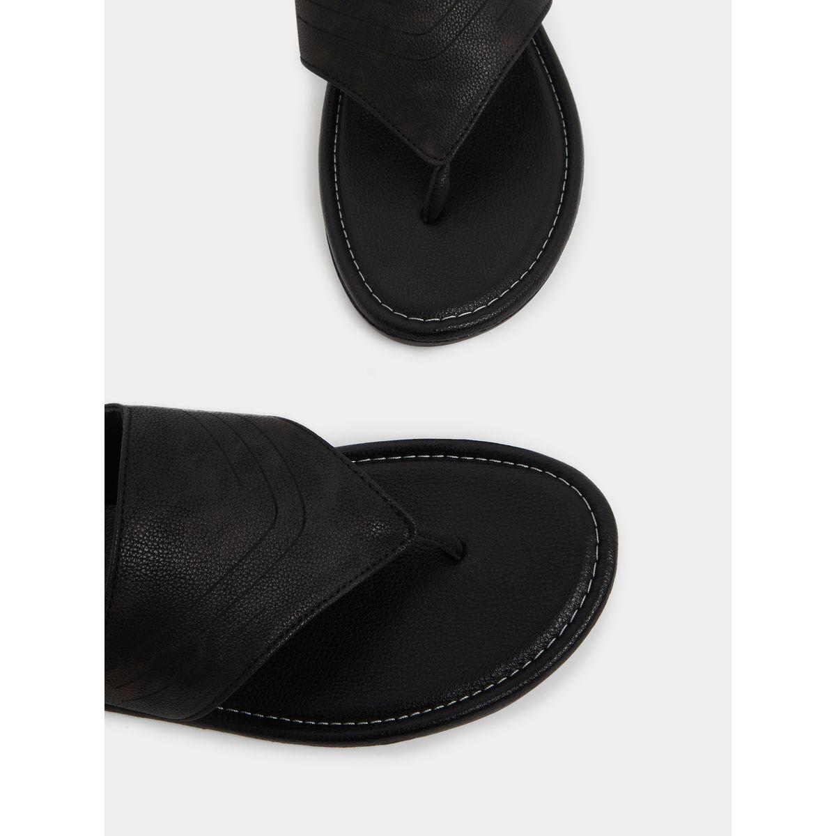 Styli Plain Y Strap Sandals-men-shoes-sandals-image-3