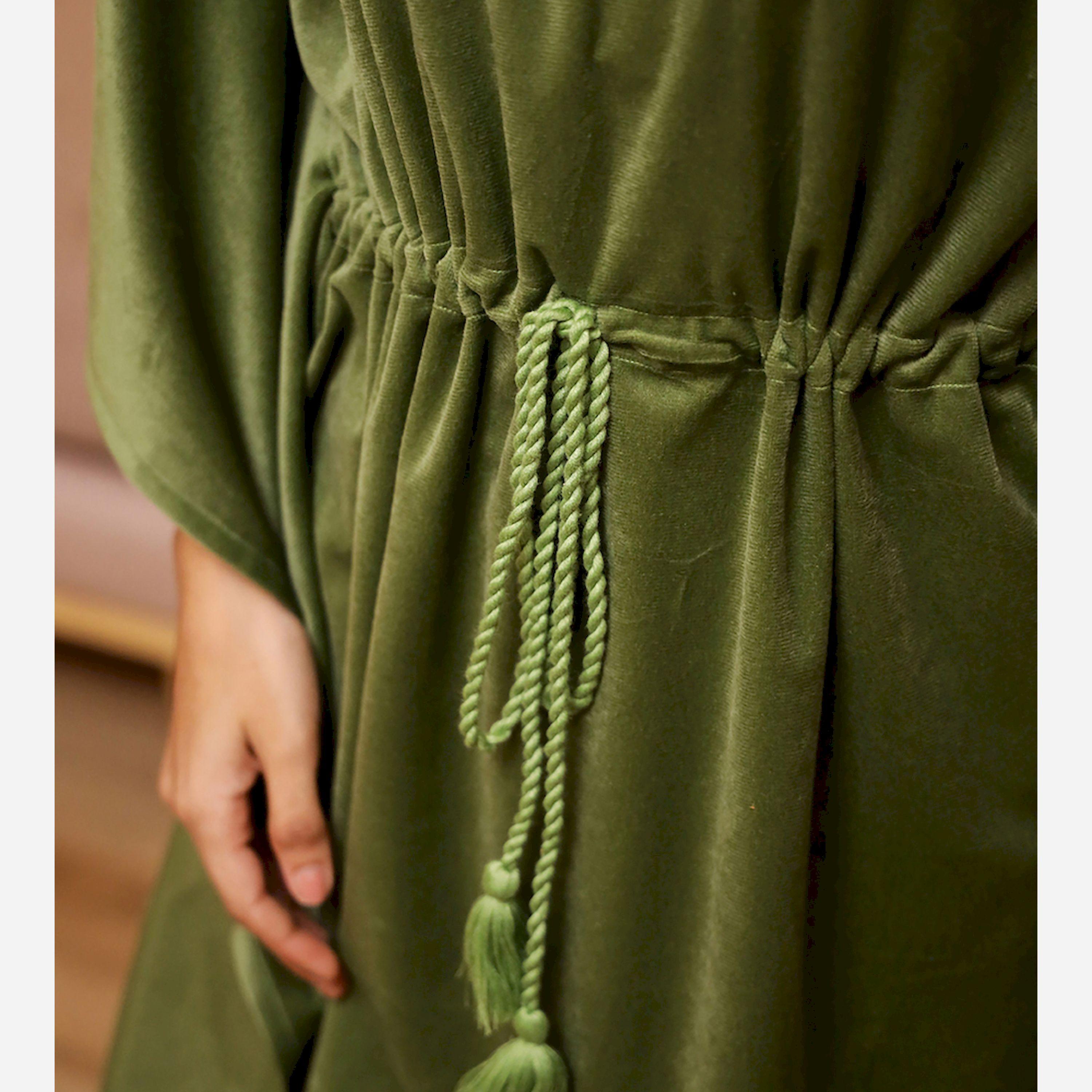 سانسكروتي هومز × ستايلي - طقم نوم للنساء من المخمل-women-clothing-nightwear-pyjamas-longsets-image-5