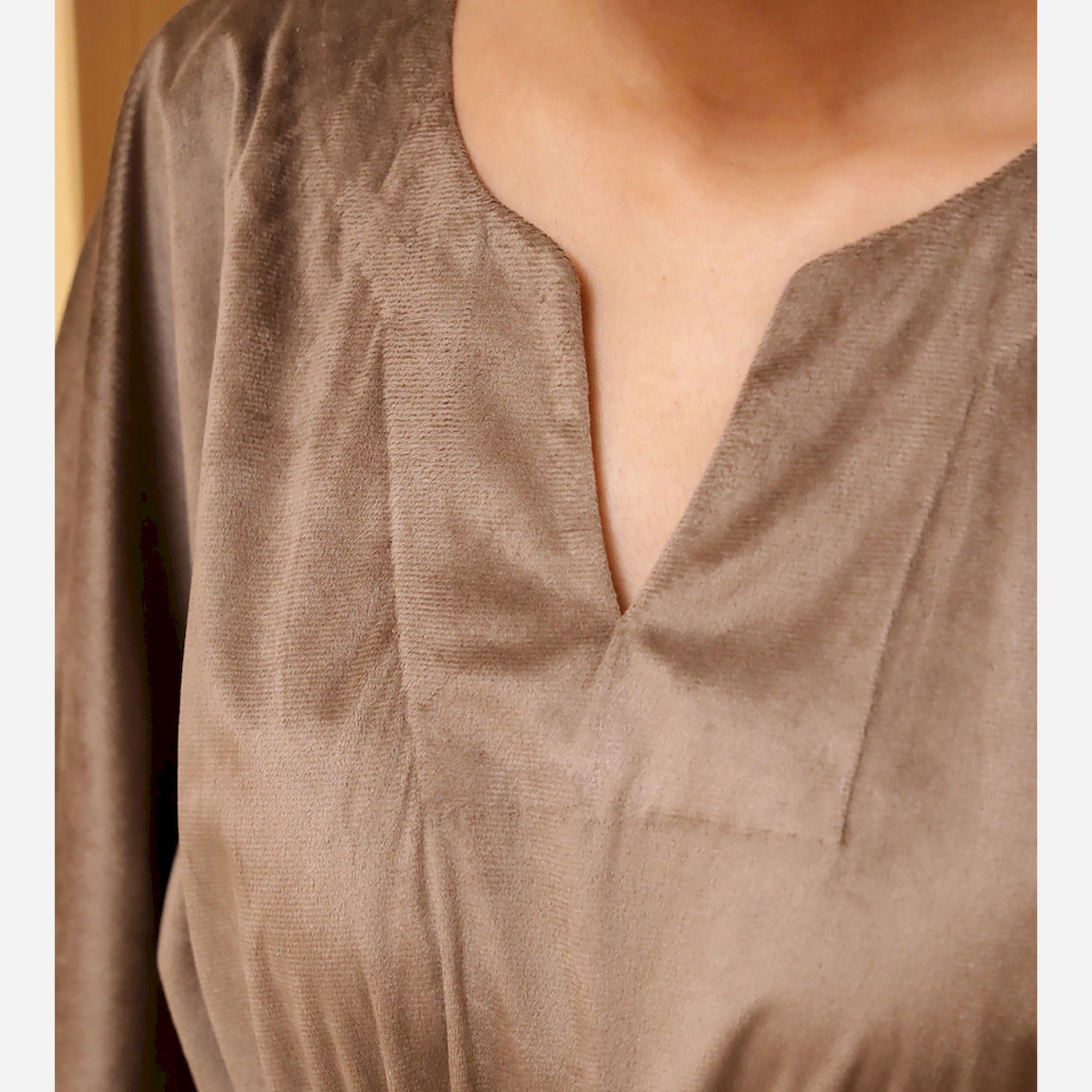 سانسكروتي هومز × ستايلي - فستان نوم نسائي من المخمل-women-clothing-nightwear-nighties-image-6