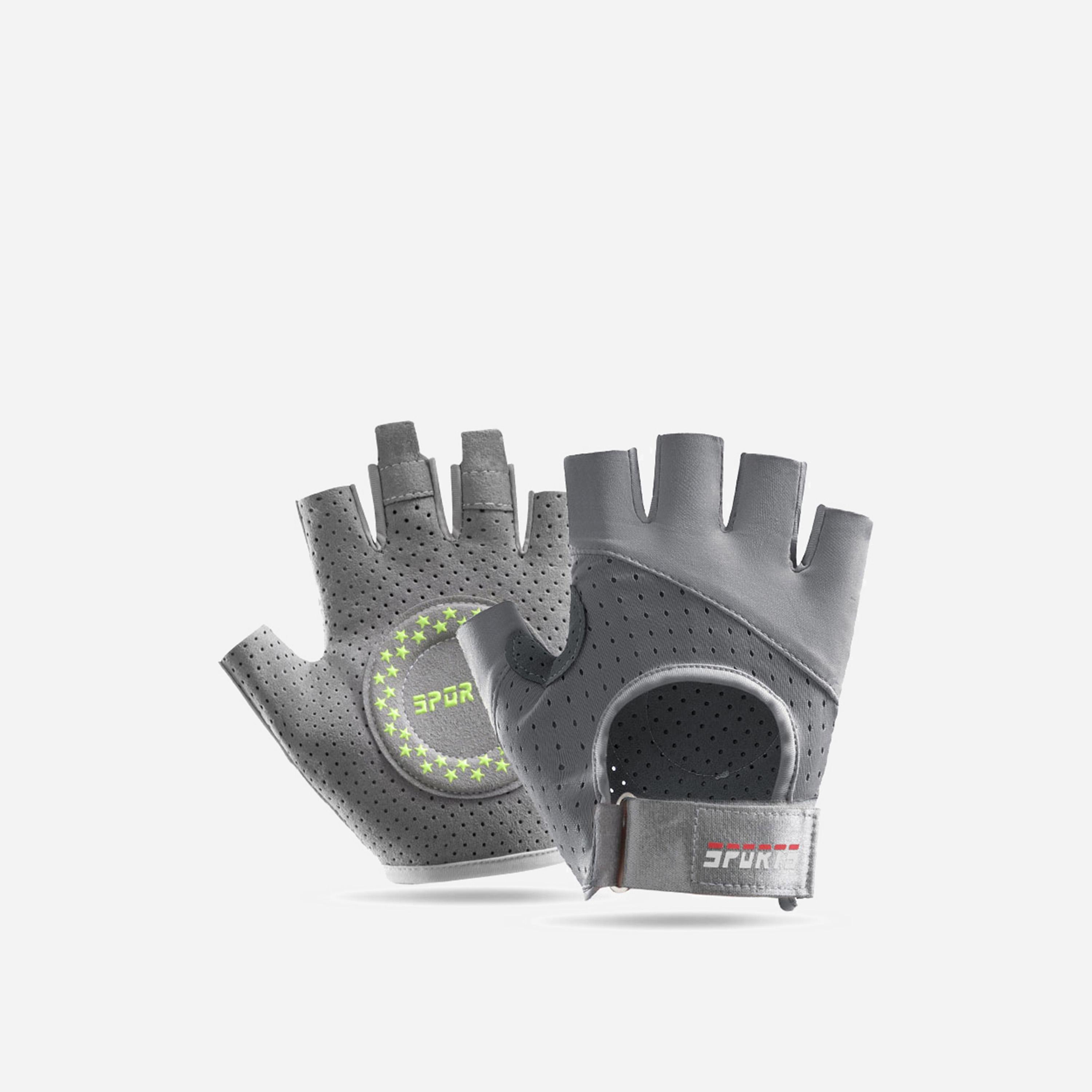 Styli Breathable Peep Text Silicon Grip Lifting Gloves-women-clothing-sportswearandactivewear-trackpantsandtracksuits-image-3