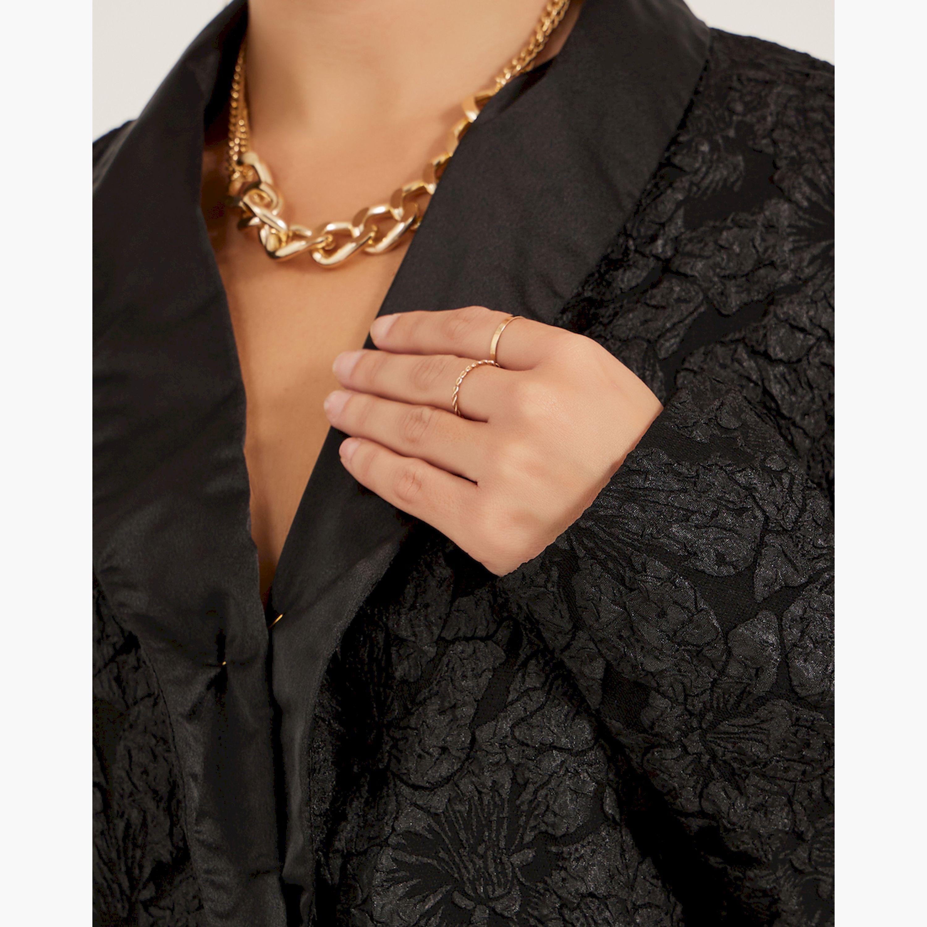Styli Regular Fit Regular Length Floral Jacquard Blazer-women-clothing-coatsandjackets-blazers-image-3