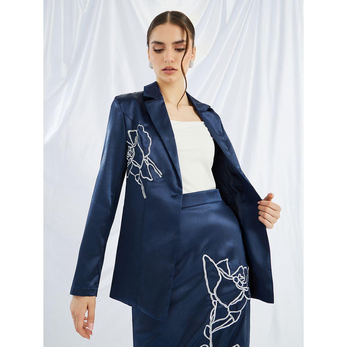 Styli Embellished Regular Fit Regular Length Blazer-women-clothing-coatsandjackets-blazers-image-1