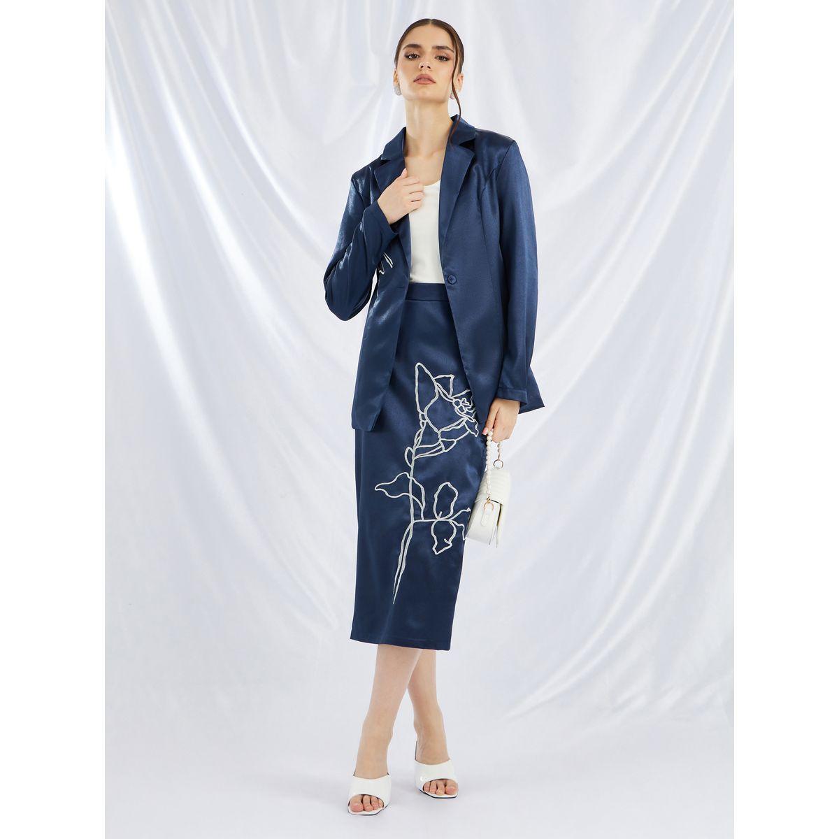 بليزر كاجوال بقصة عادية وزر إغلاق-women-clothing-coatsandjackets-blazers-image-2