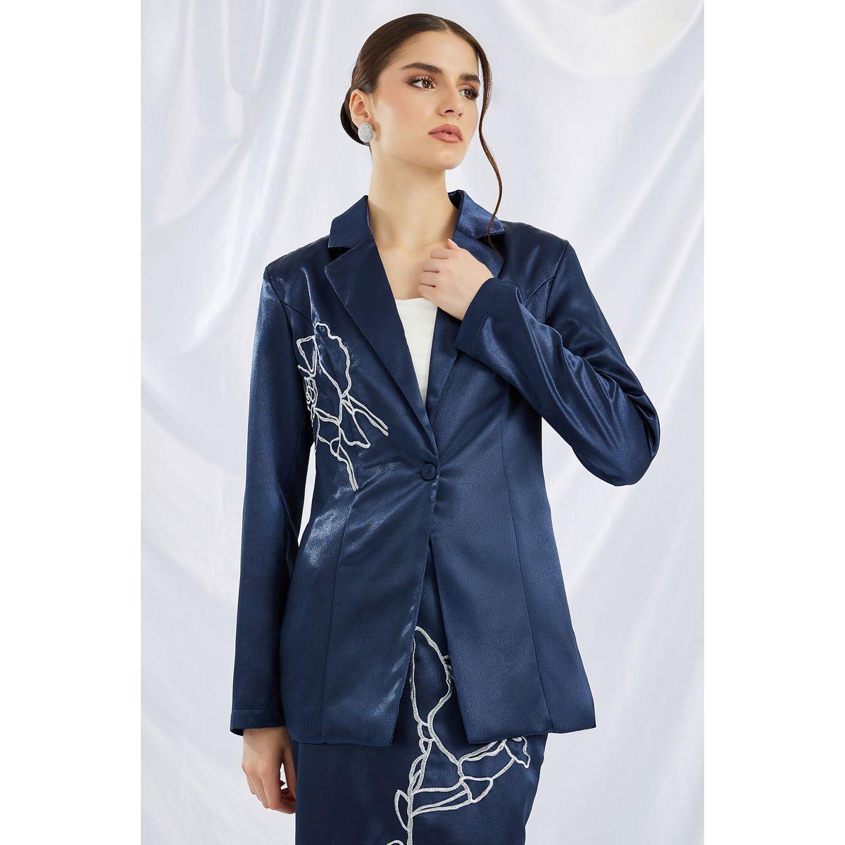 Styli Embellished Regular Fit Regular Length Blazer-women-clothing-coatsandjackets-blazers-image-6