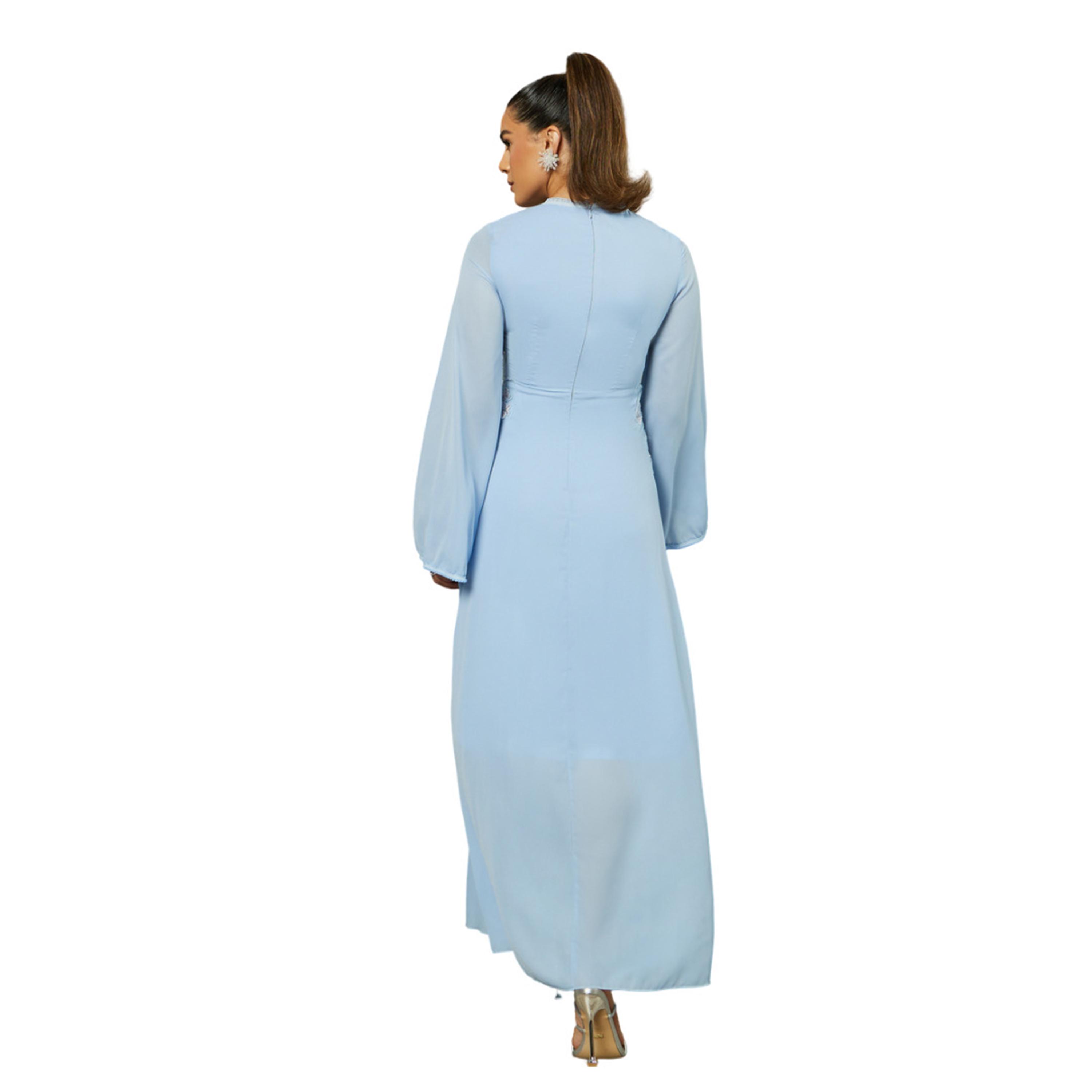 ستايلي - فستان ماكسي بأكمام جرس-women-clothing-dresses-image-5