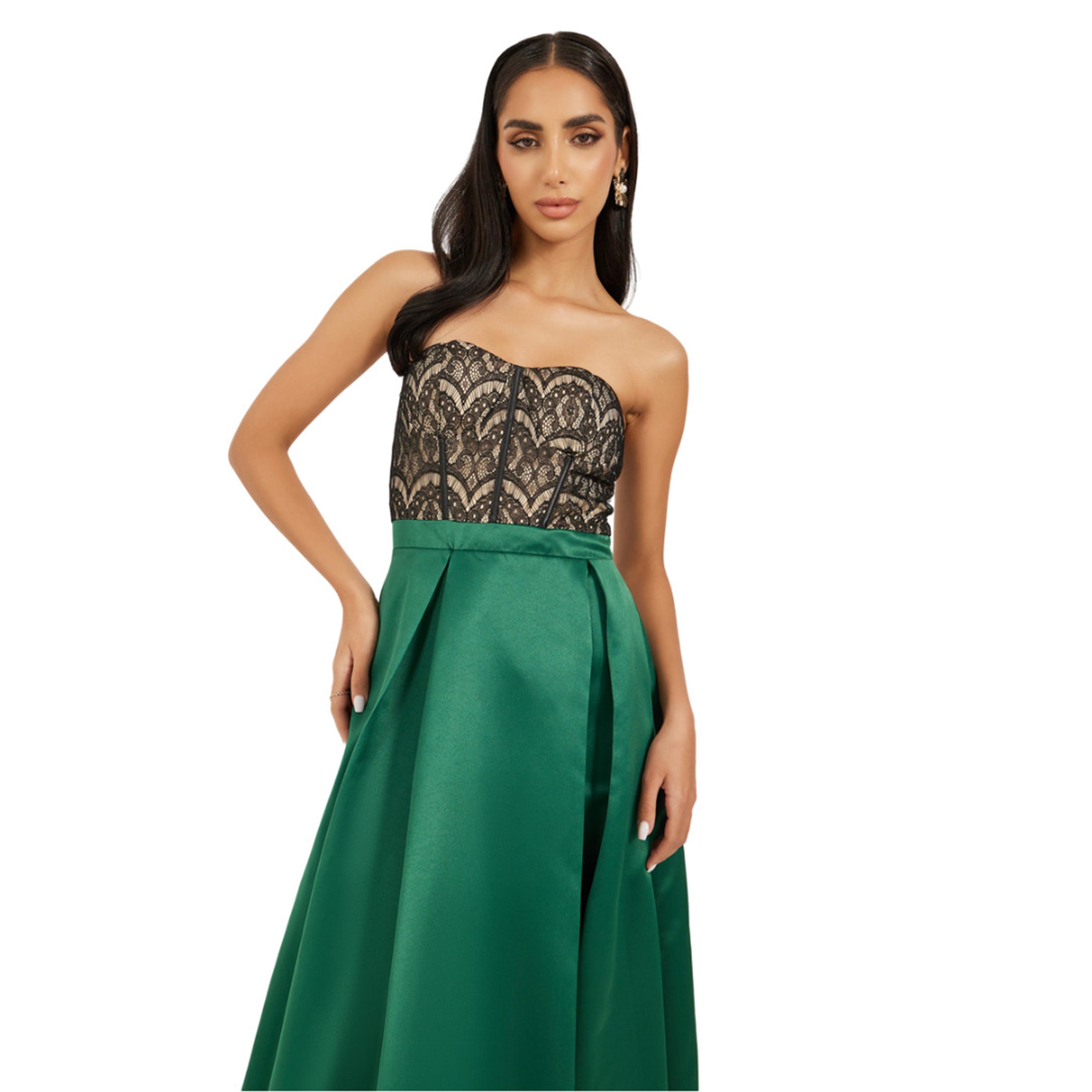 Styli Embroidered Satin Strapless A-Line Maxi Dress-women-clothing-dresses-image-4