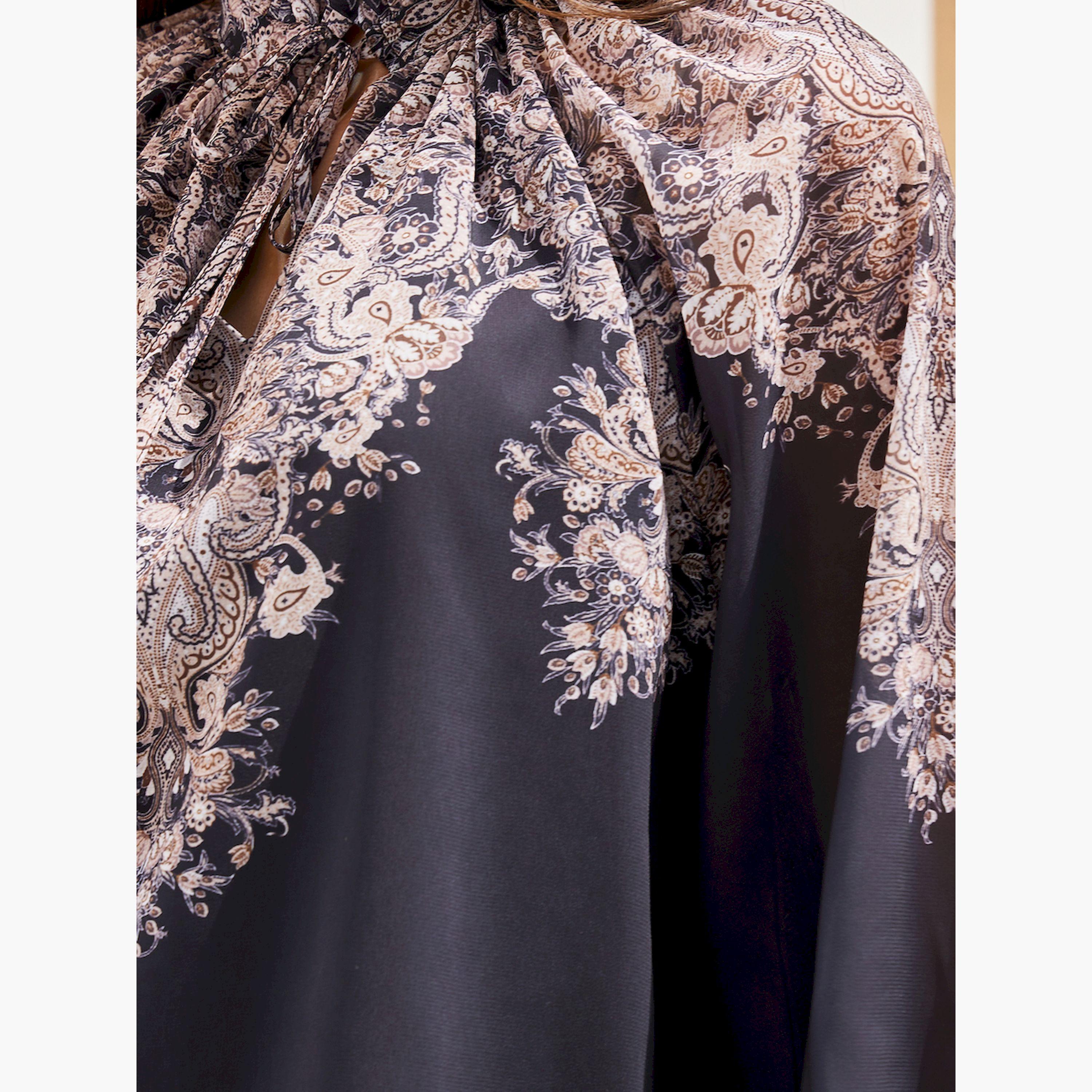 Styli Placement Print Balloon Sleeve Blouse-women-clothing-shirtsandblouses-blouses-image-4