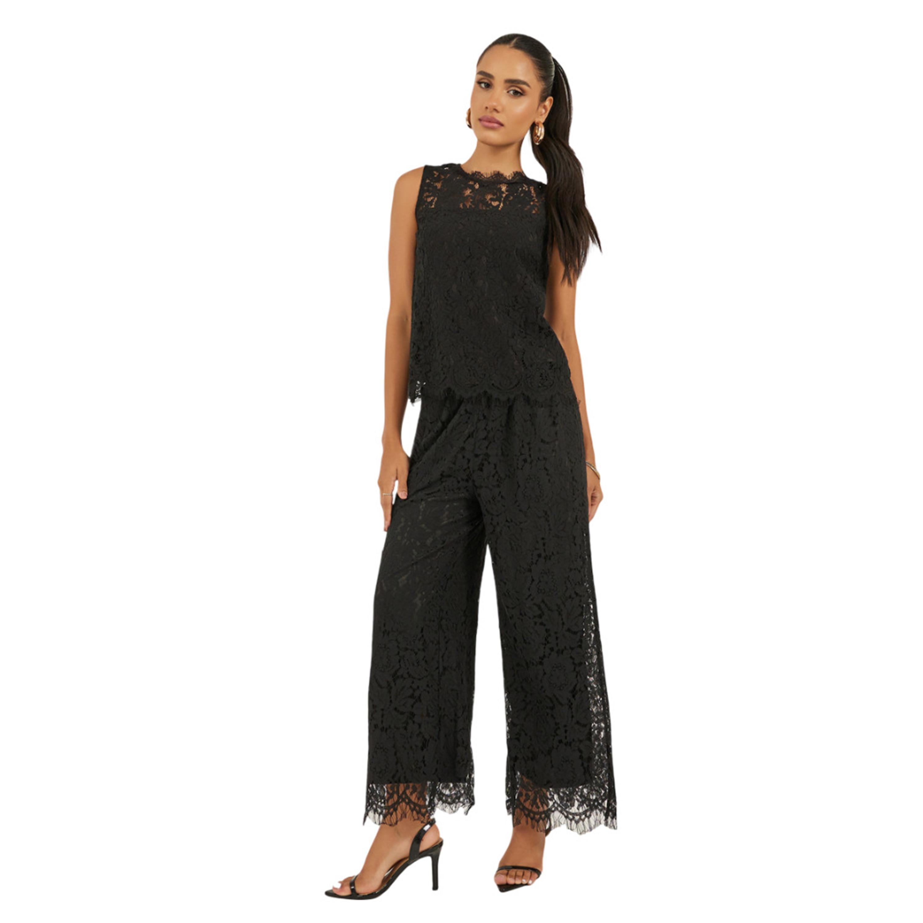 ستايلي - بلوزة بدون أكمام من الدانتيل-women-clothing-shirtsandblouses-blouses-image-1