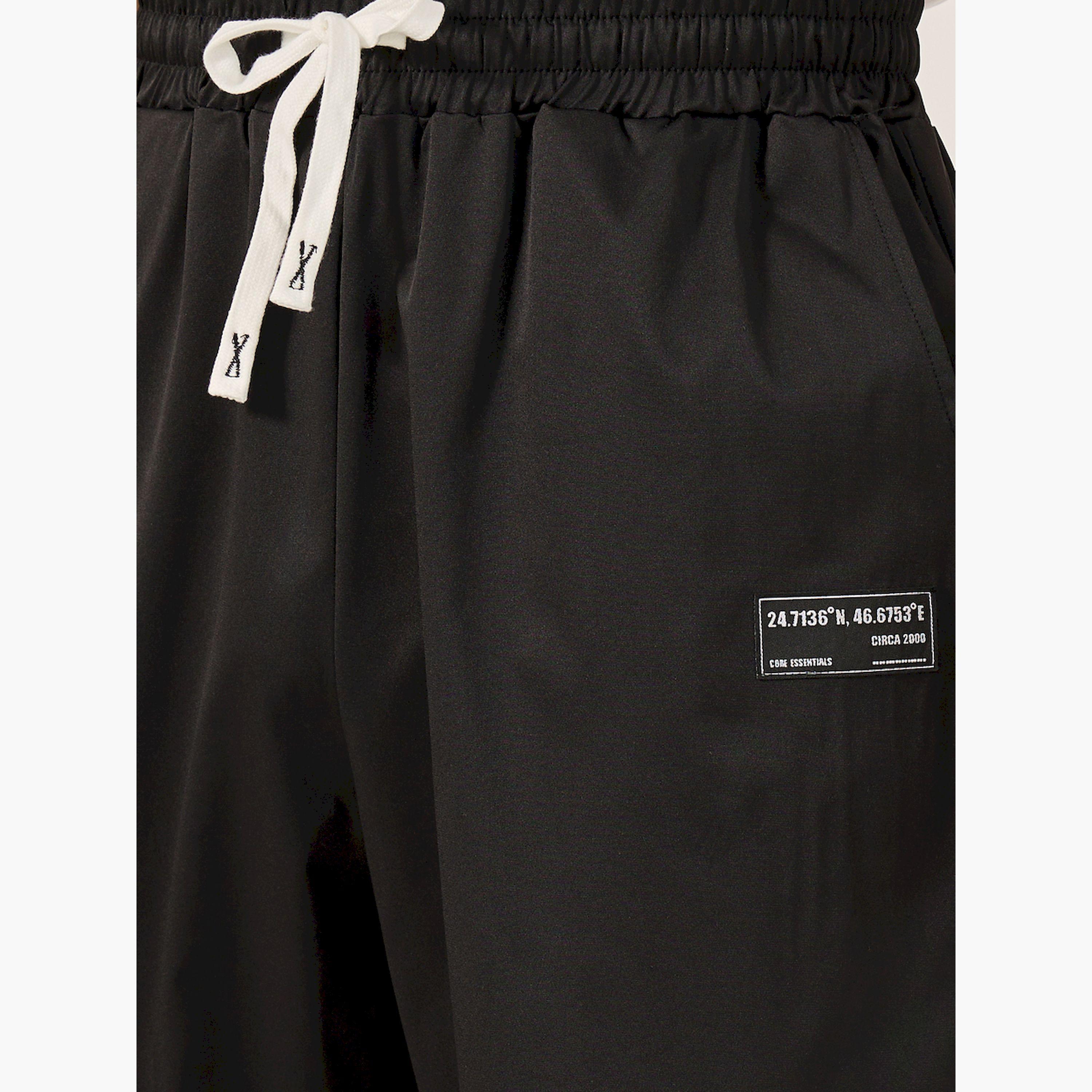 Styli Patch Detail Relaxed Fit Twill Joggers-men-clothing-bottoms-joggers-image-3