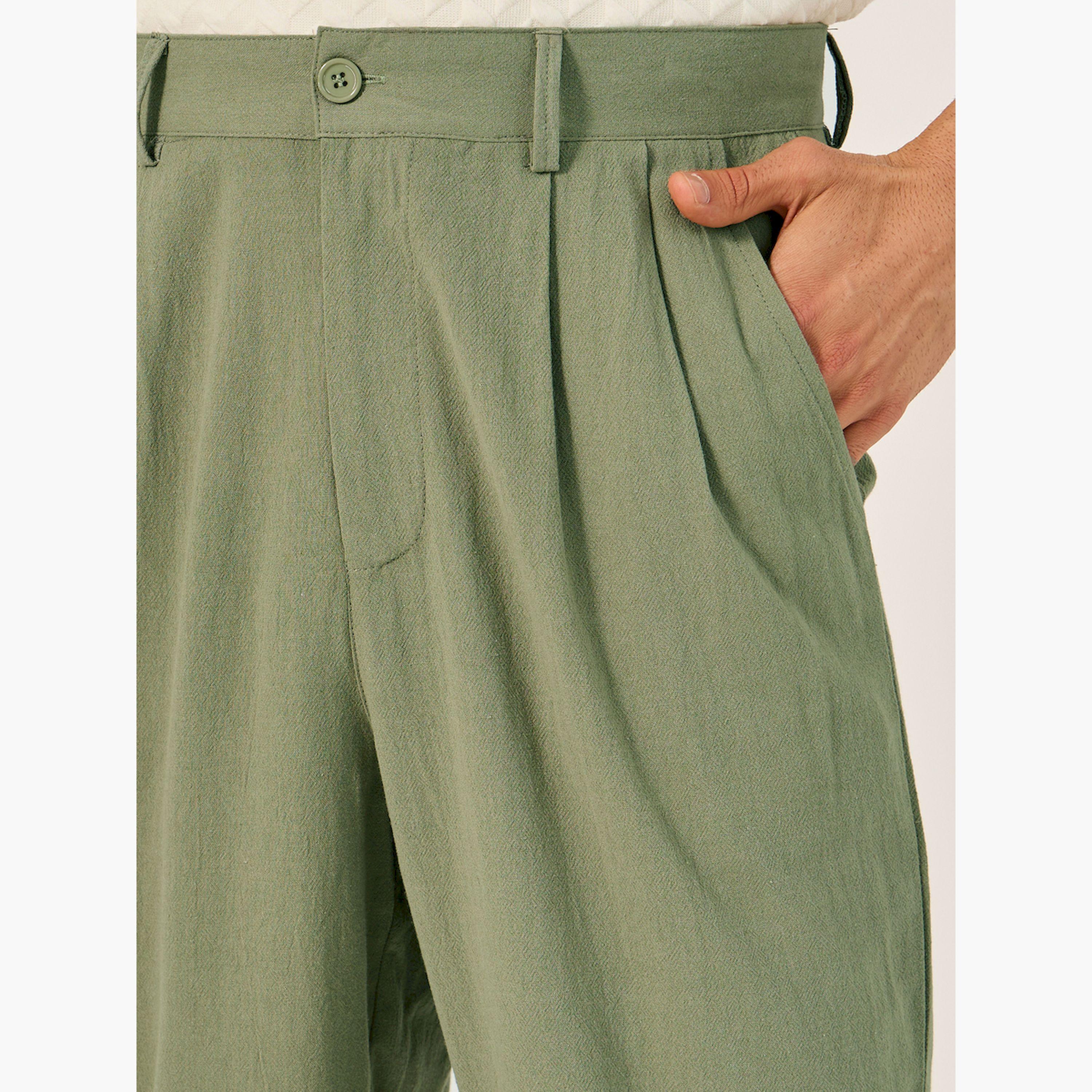ستايلي - بنطال كسرات بقصة مريحة-men-clothing-bottoms-trousersandchinos-trousers-image-3