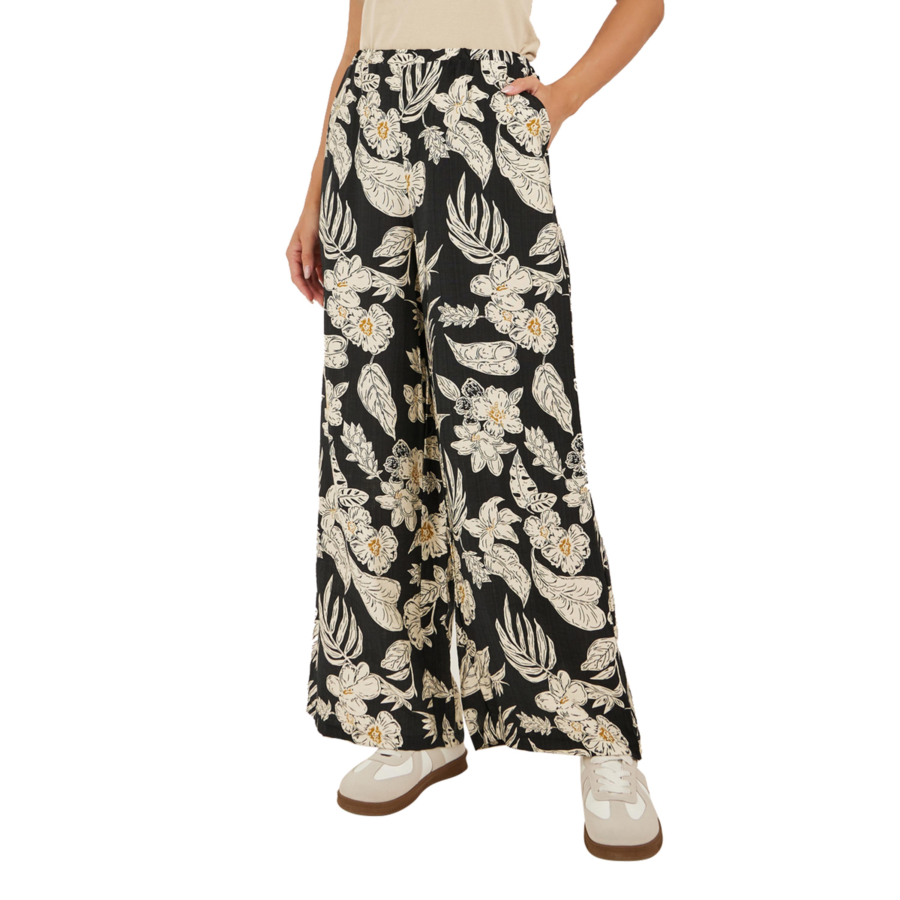 Styli Women Printed Oversized Shirt and Wide Leg Trousers Co-Ords-women-clothing-coordsets-image-6