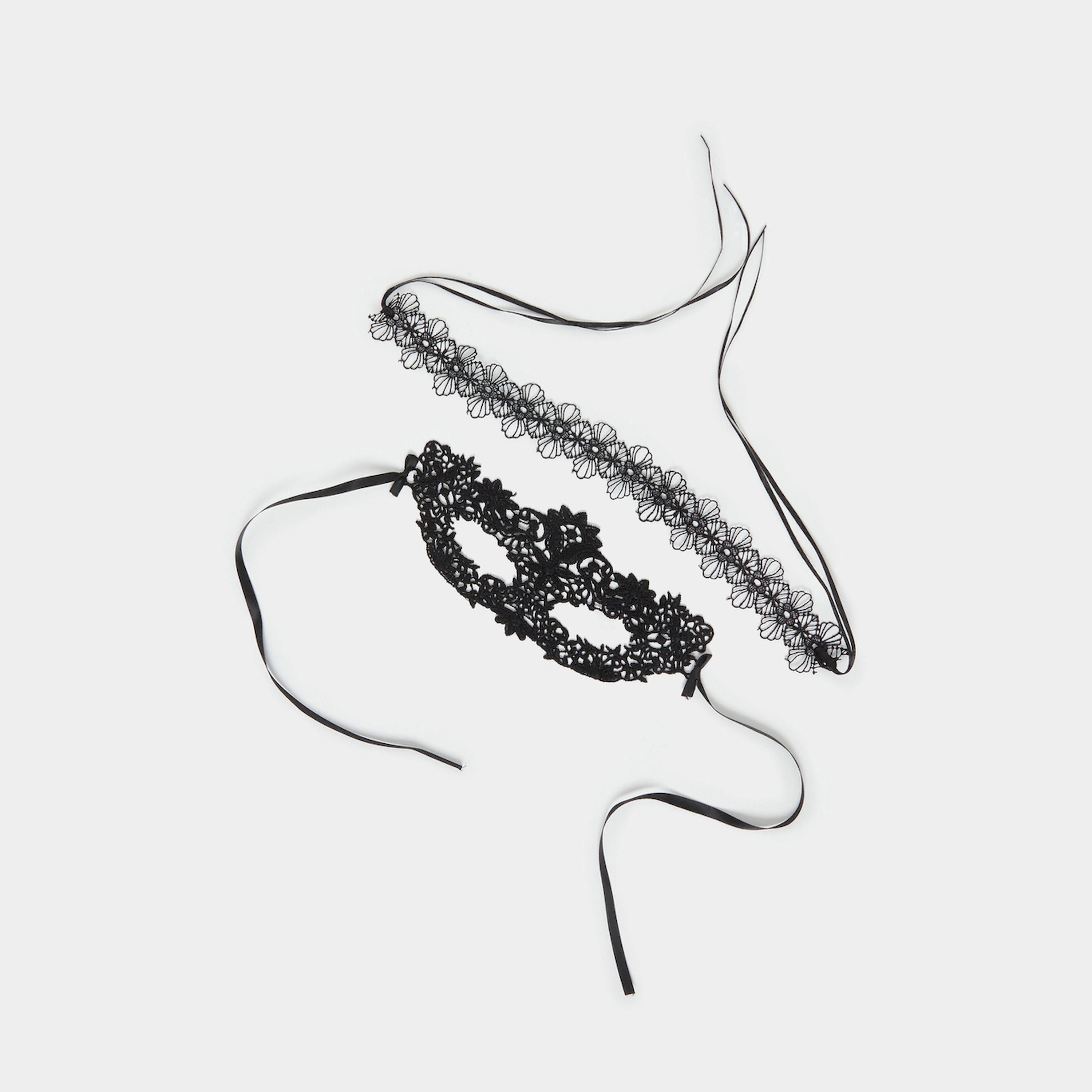 Styli 2Pk Lace Mask And Neck Piece-women-clothing-lingerie-lingerieaccessories-image-1