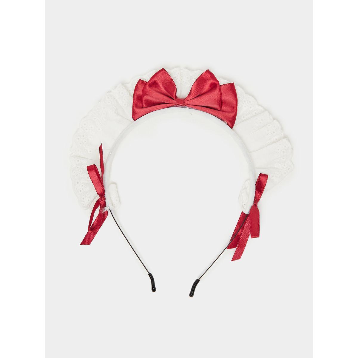 Styli Anglaise Bow Detail Headband-women-clothing-lingerie-lingerieaccessories-image-1