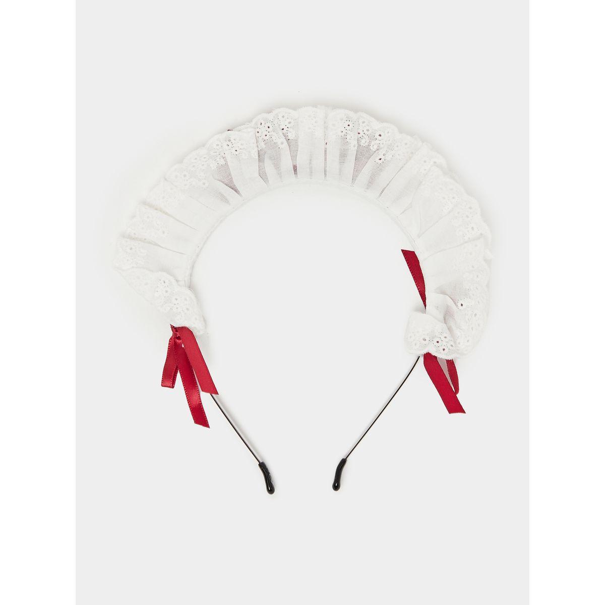 Styli Anglaise Bow Detail Headband-women-clothing-lingerie-lingerieaccessories-image-2
