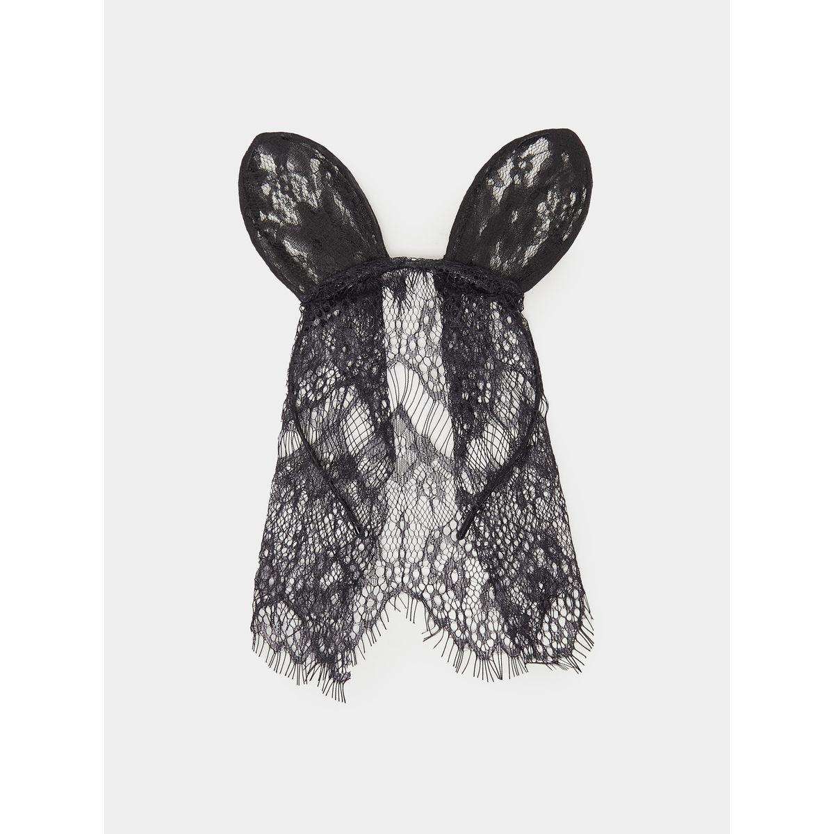 طوق شعر بتفاصيل دانتيل وقناع عيون-women-clothing-lingerie-lingerieaccessories-image-1