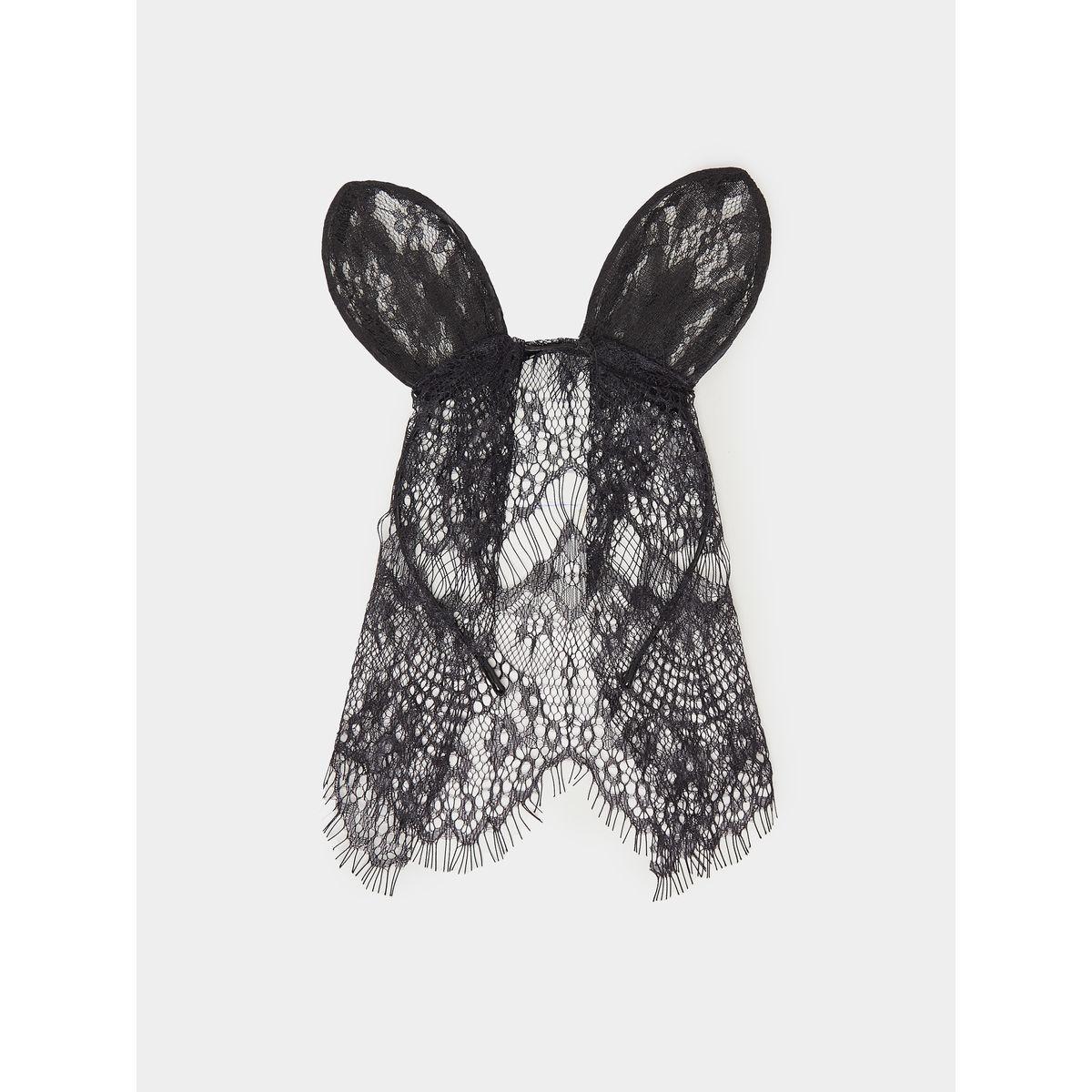 طوق شعر بتفاصيل دانتيل وقناع عيون-women-clothing-lingerie-lingerieaccessories-image-2