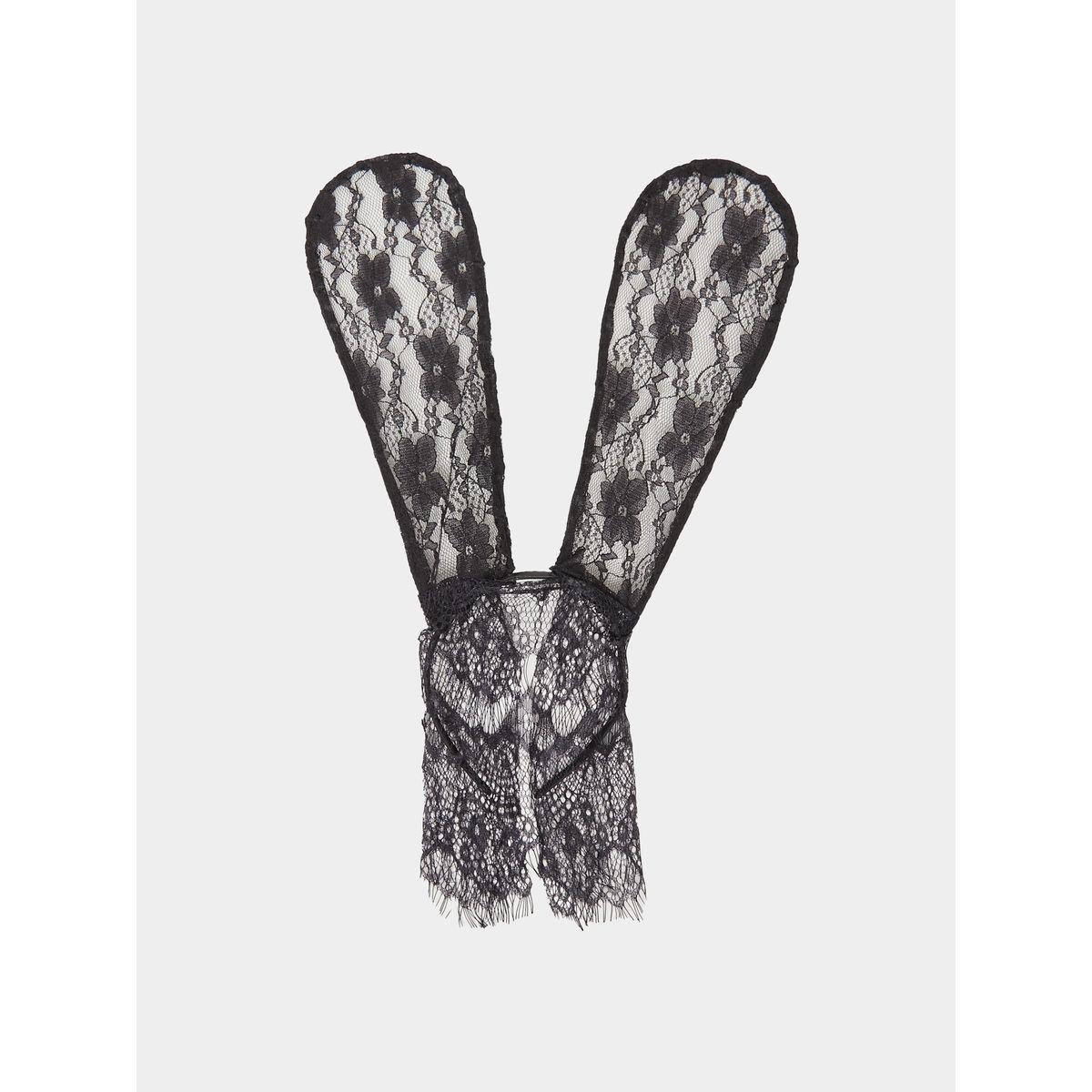 Styli Lace Bunny Ear Headband with Eyelash Mask-women-clothing-lingerie-lingerieaccessories-image-1