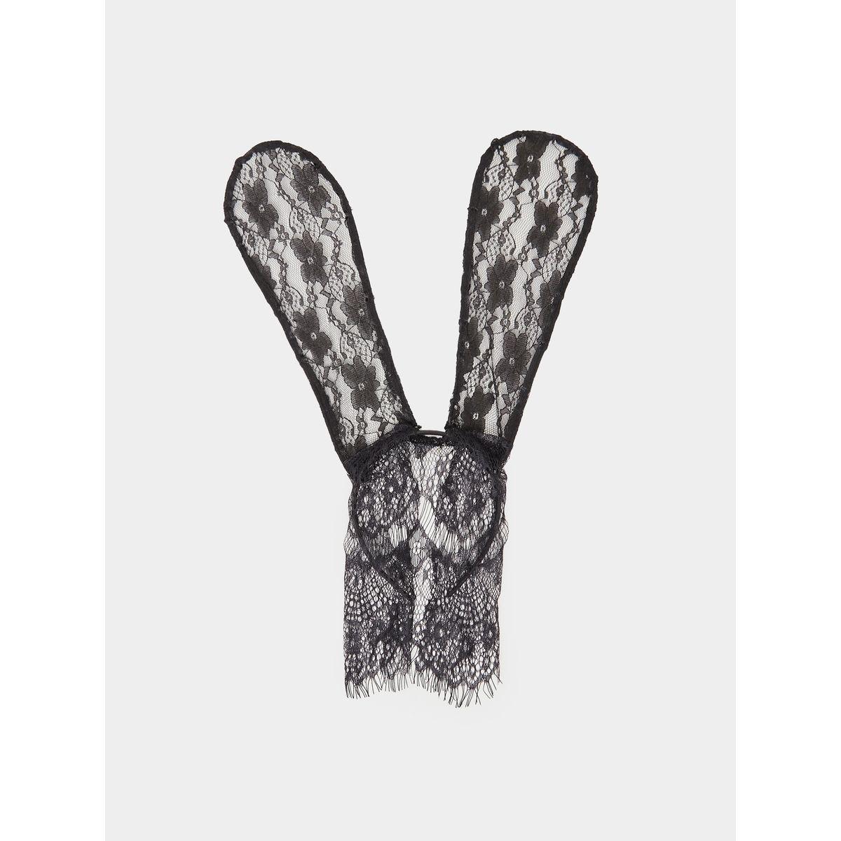 طوق شعر بتفاصيل دانتيل وقناع عيون-women-clothing-lingerie-lingerieaccessories-image-2