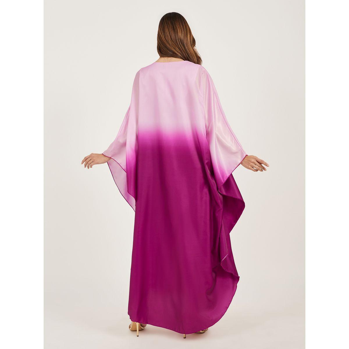 Amirah X Styli Ombre Organza Square Neck Kaftan-women-arabicclothing-kaftan-image-5