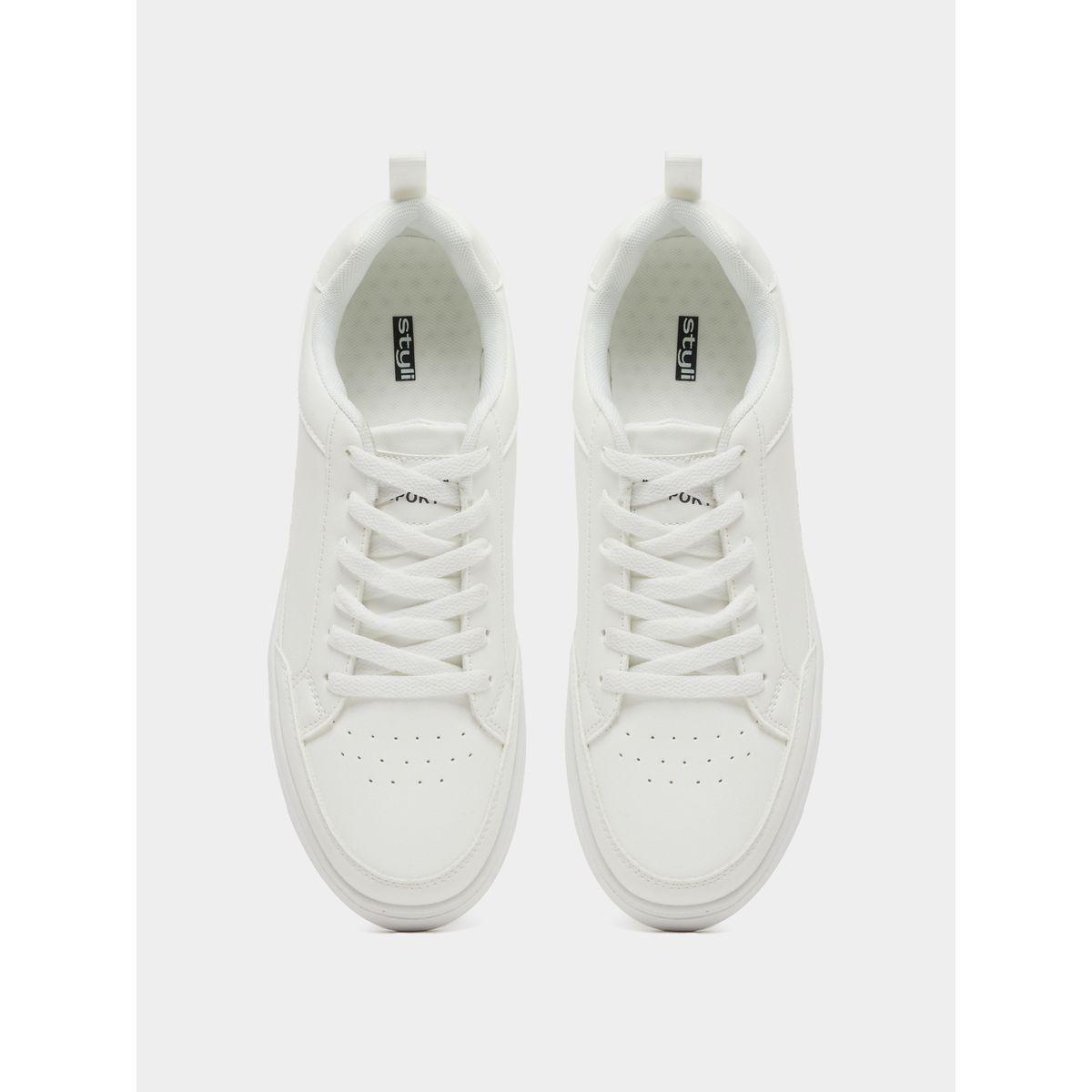 Lace Up Platform Sole Sneakers-men-shoes-sneakers-image-5