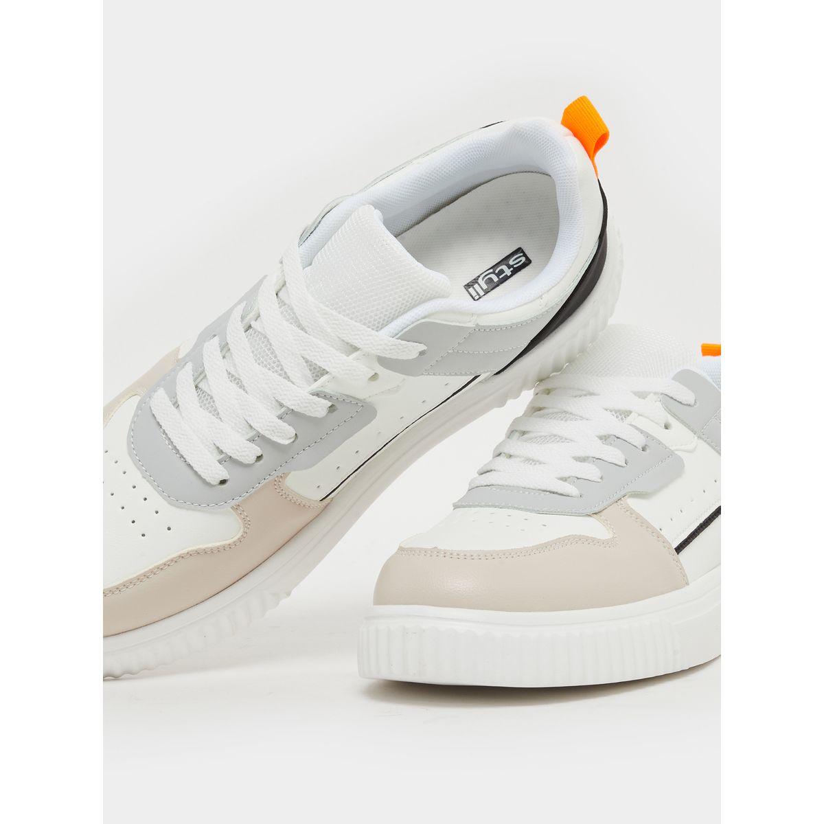 Color Block Breathable Lace Up Sneakers-men-shoes-sneakers-image-3