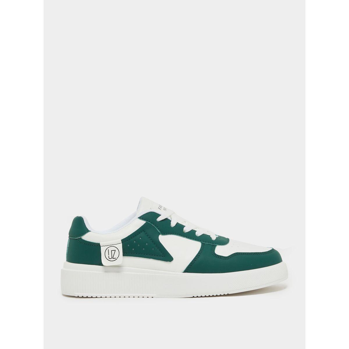 Color Block Breathable Lace Up Sneakers-men-shoes-sneakers-image-1