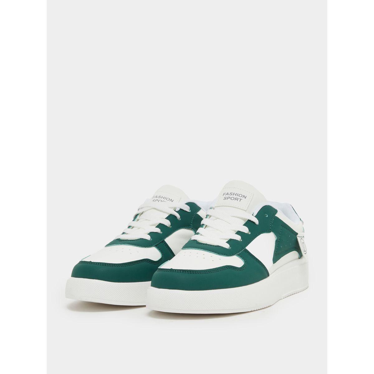Color Block Breathable Lace Up Sneakers-men-shoes-sneakers-image-2
