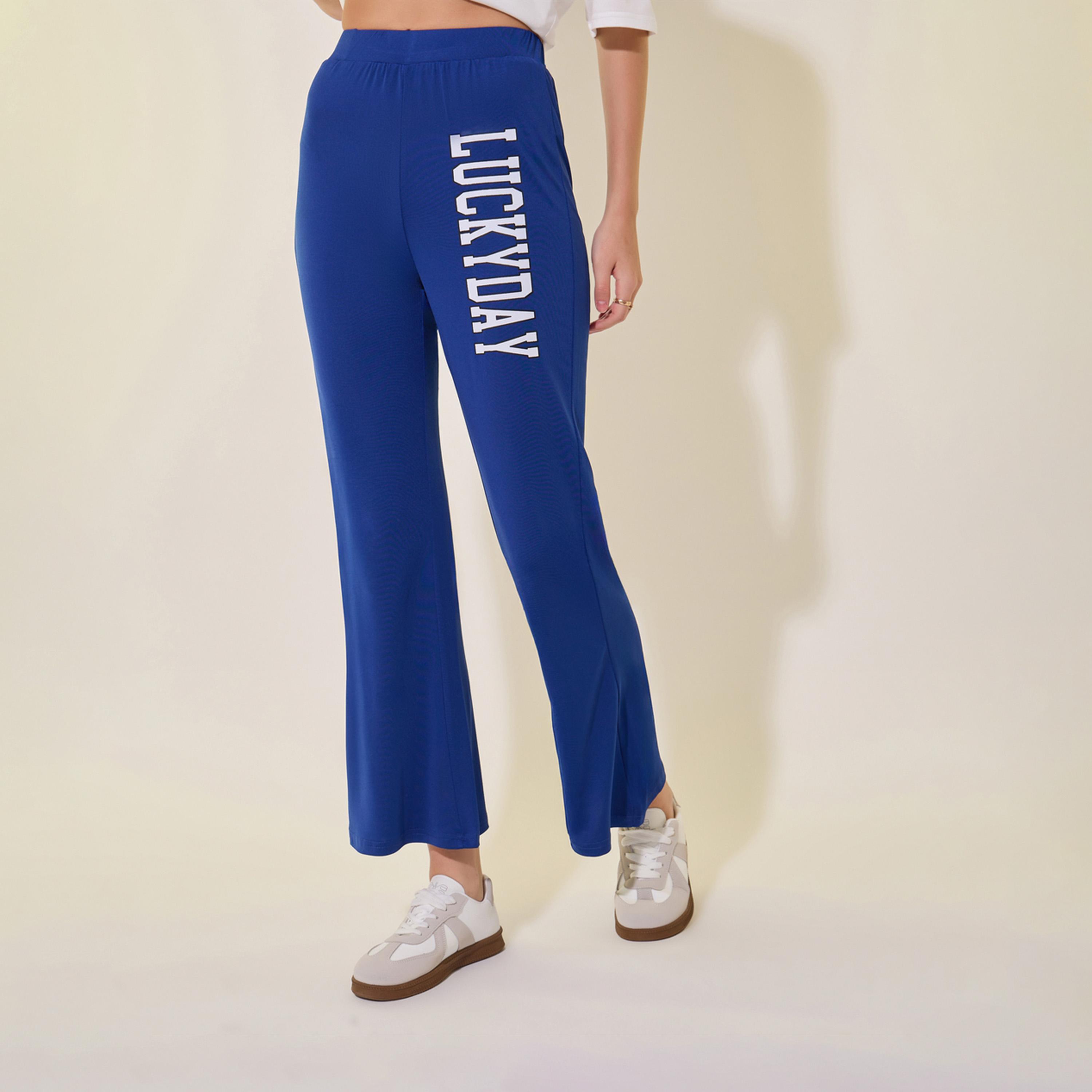 Take Two Slogan Round Neck T-Shirt and Ankle-Length Pants Set-women-clothing-coordsets-image-4