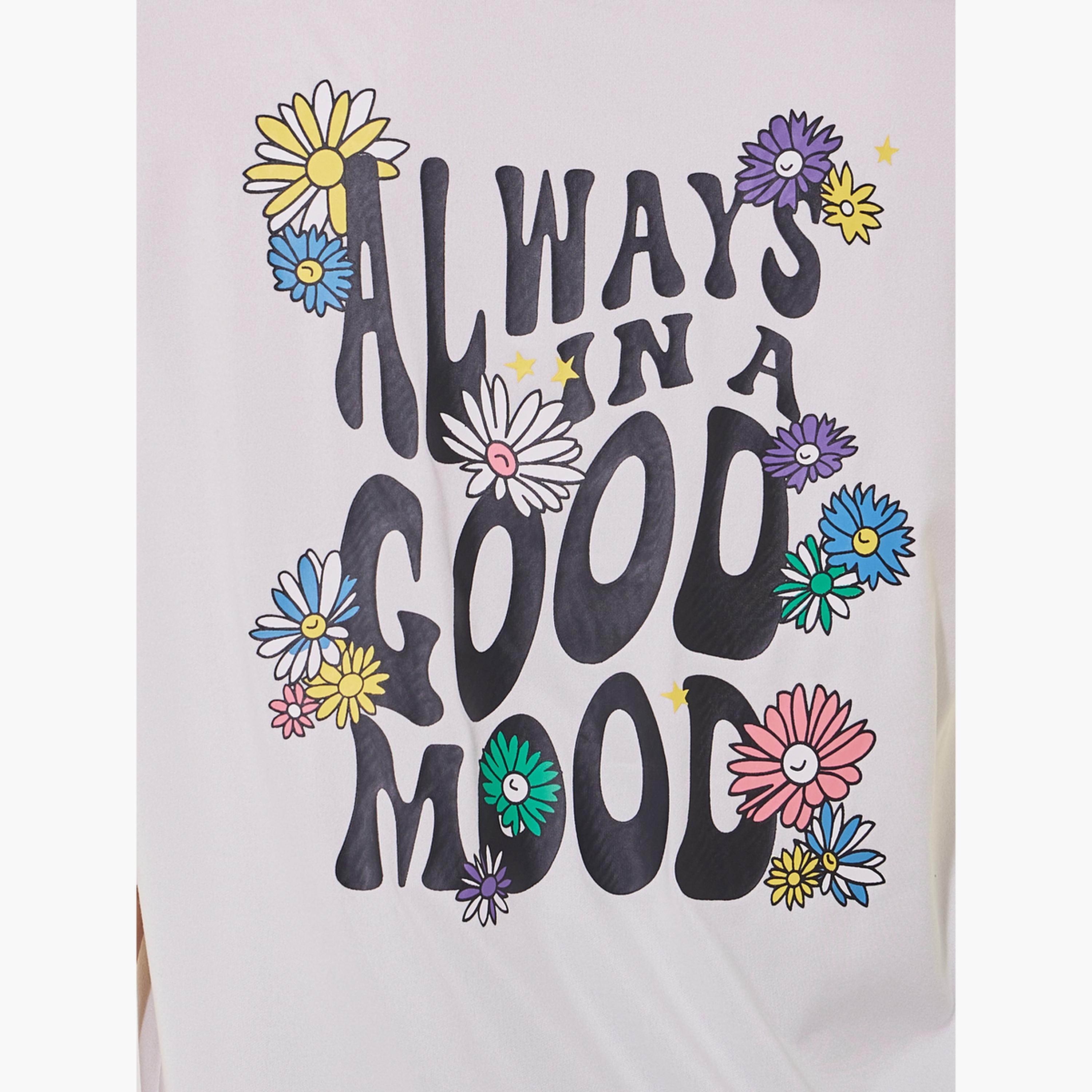 Take Two Slogan Print Round Neck T-Shirt and Pants Co-Ords-women-clothing-coordsets-image-5
