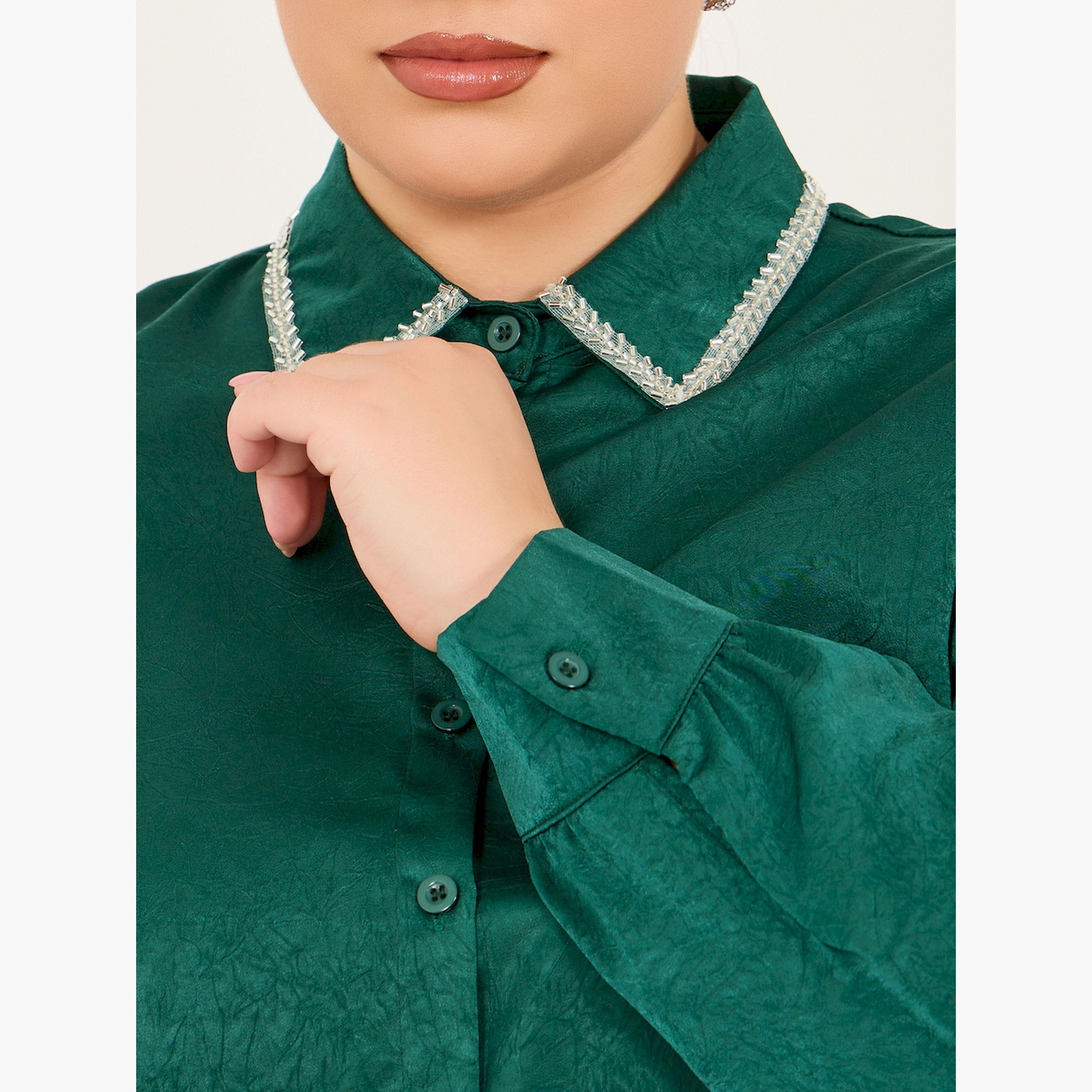 Styli Plus Size Embellished Collar Shirt-women-clothing-shirtsandblouses-shirts-image-4