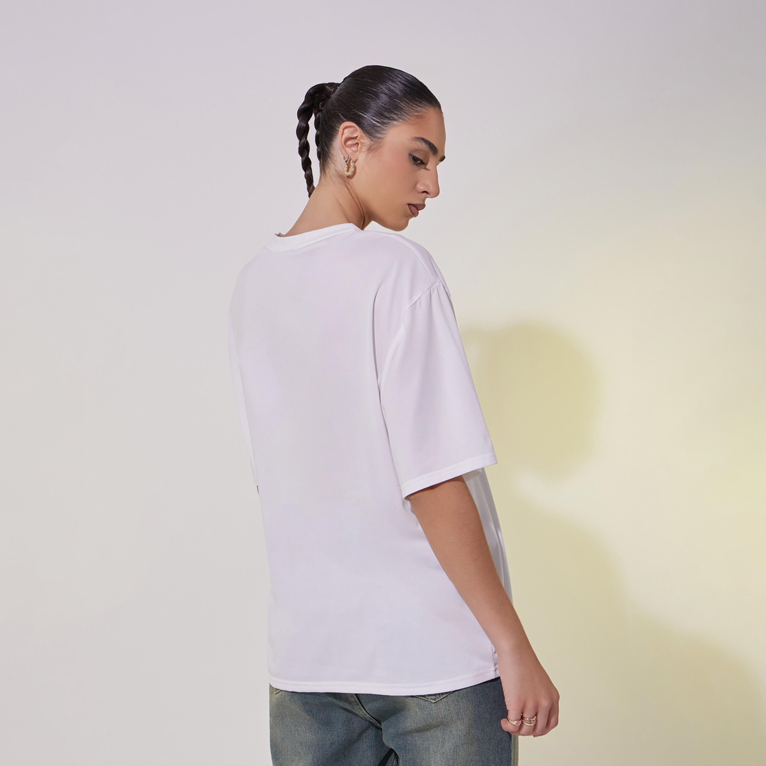 Take Two Lemon Graphic Print Oversized T-Shirt with Dropped Shoulder-women-clothing-tshirts-image-4