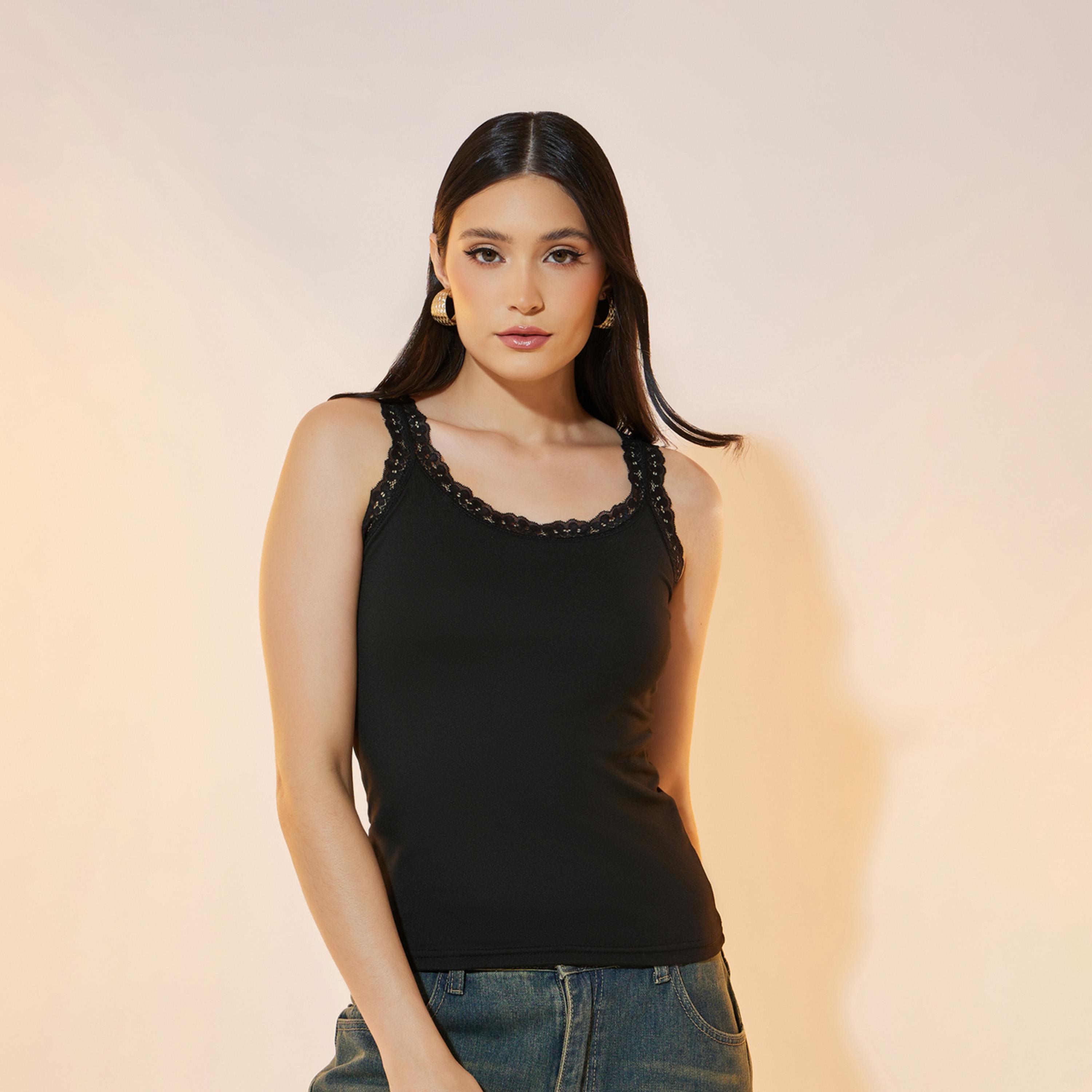 Take Two Solid Lace Trim Cami-women-clothing-tshirts-image-1