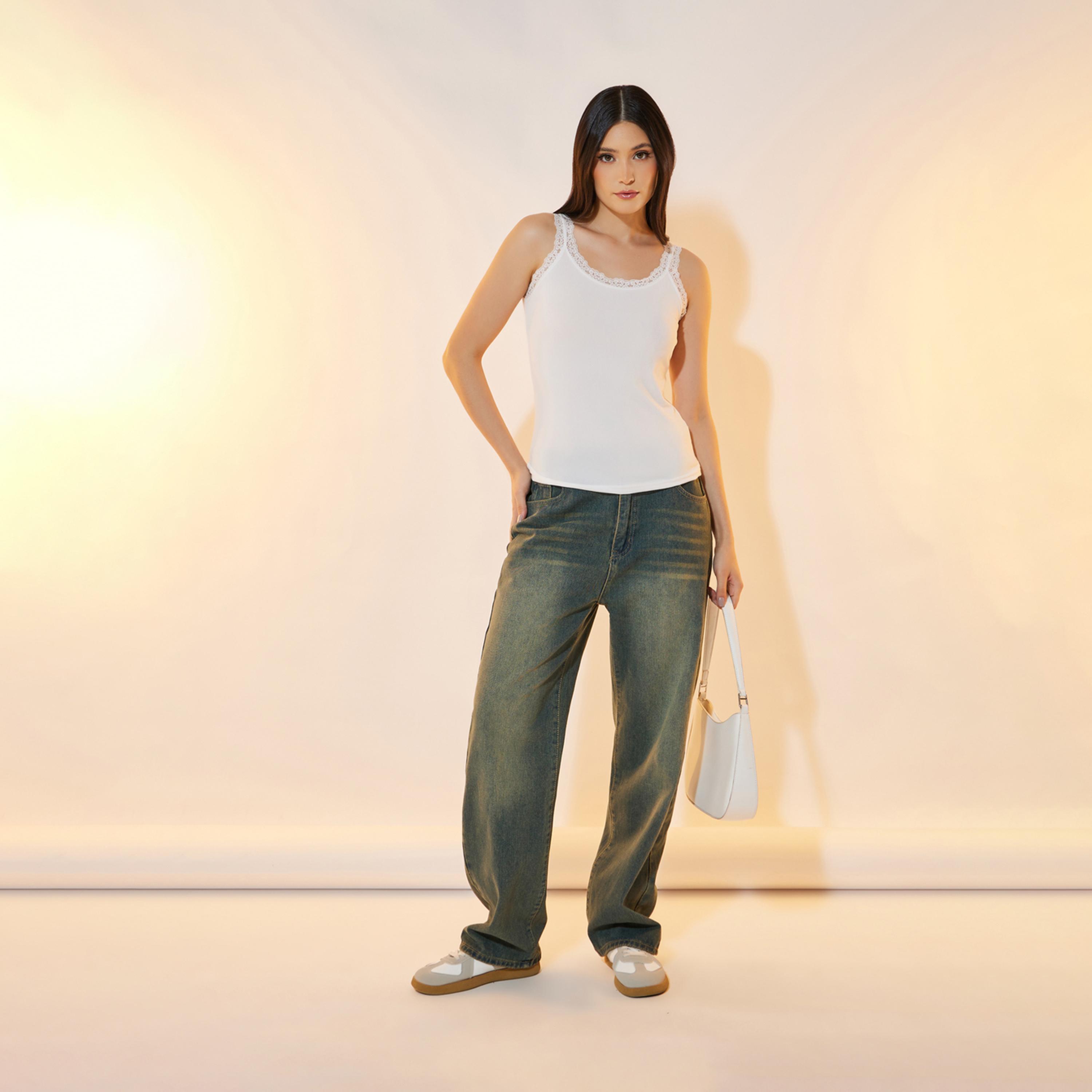 Take Two Solid Lace Trim Cami-women-clothing-tshirts-image-2