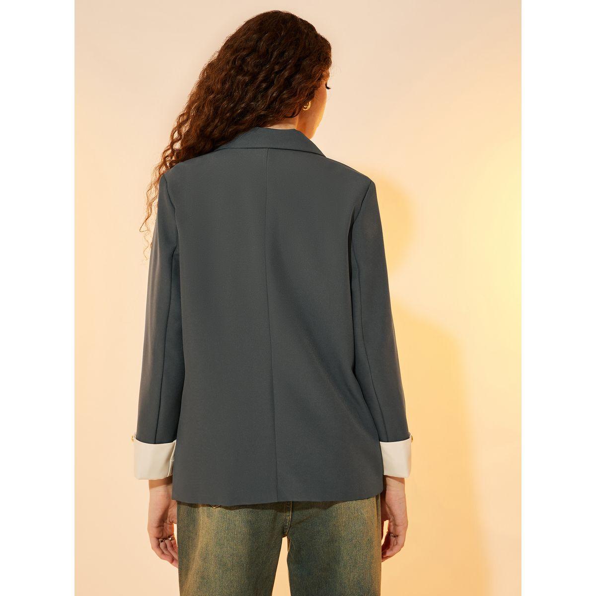 Styli Oversized Longline Contrast Cuff Blazer-women-clothing-coatsandjackets-blazers-image-4
